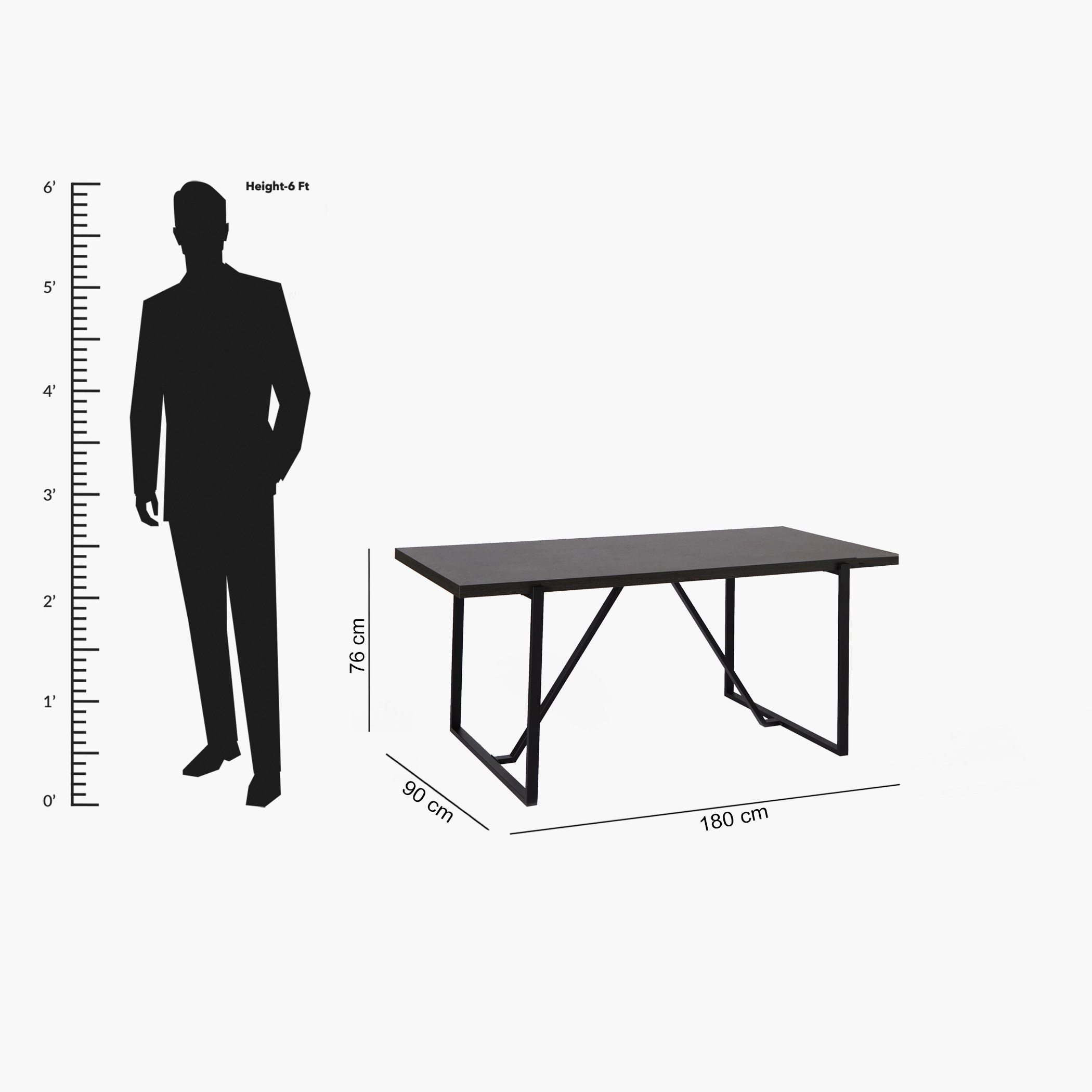 طاولة سفرة لـ6 مقاعد من إندوس-hbxdiningroom-diningtablesandsets-diningtables-sixseater-image-10