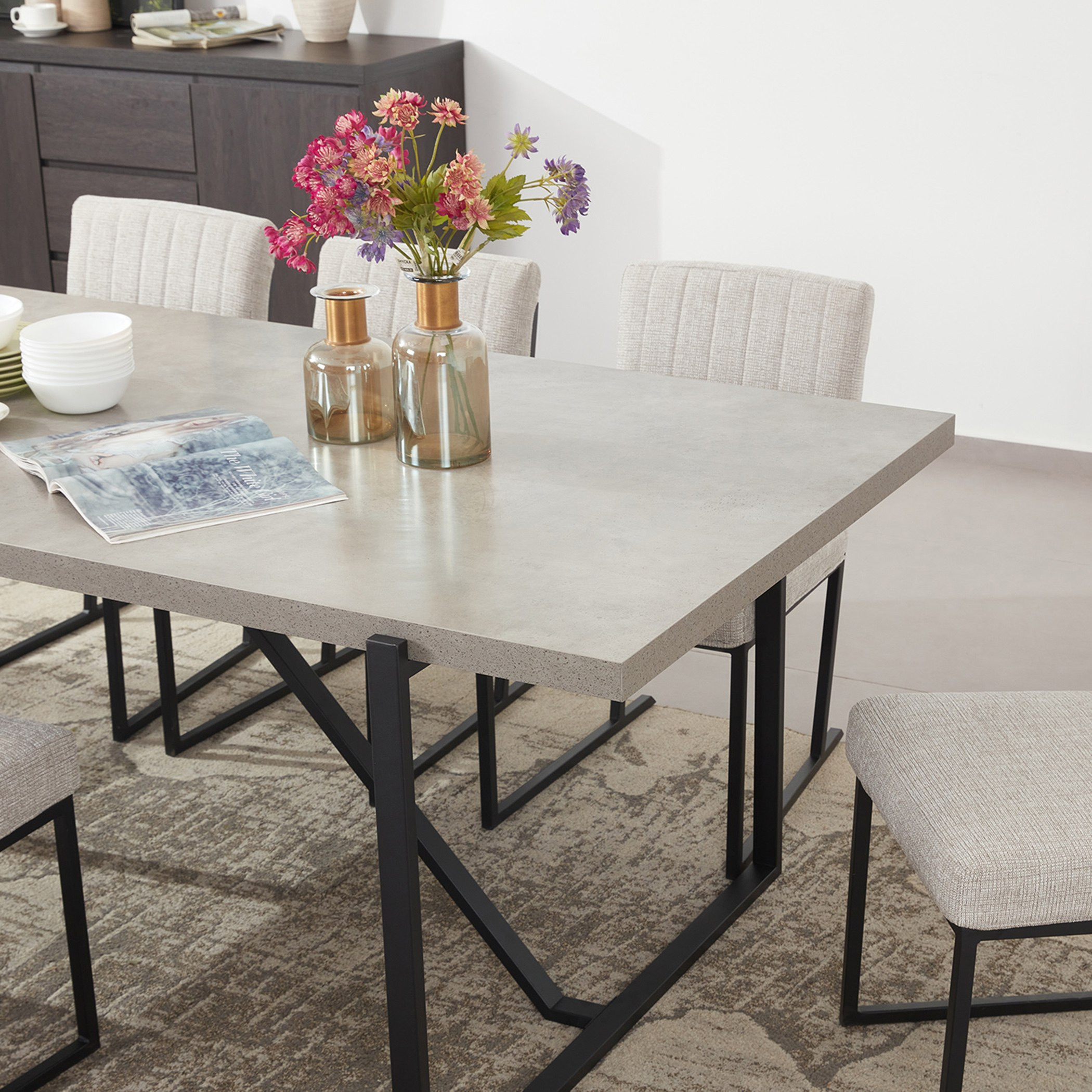 طاولة سفرة لـ8 مقاعد من إندوس-hbxfurniture-diningroom-diningtables-eightseater-image-6