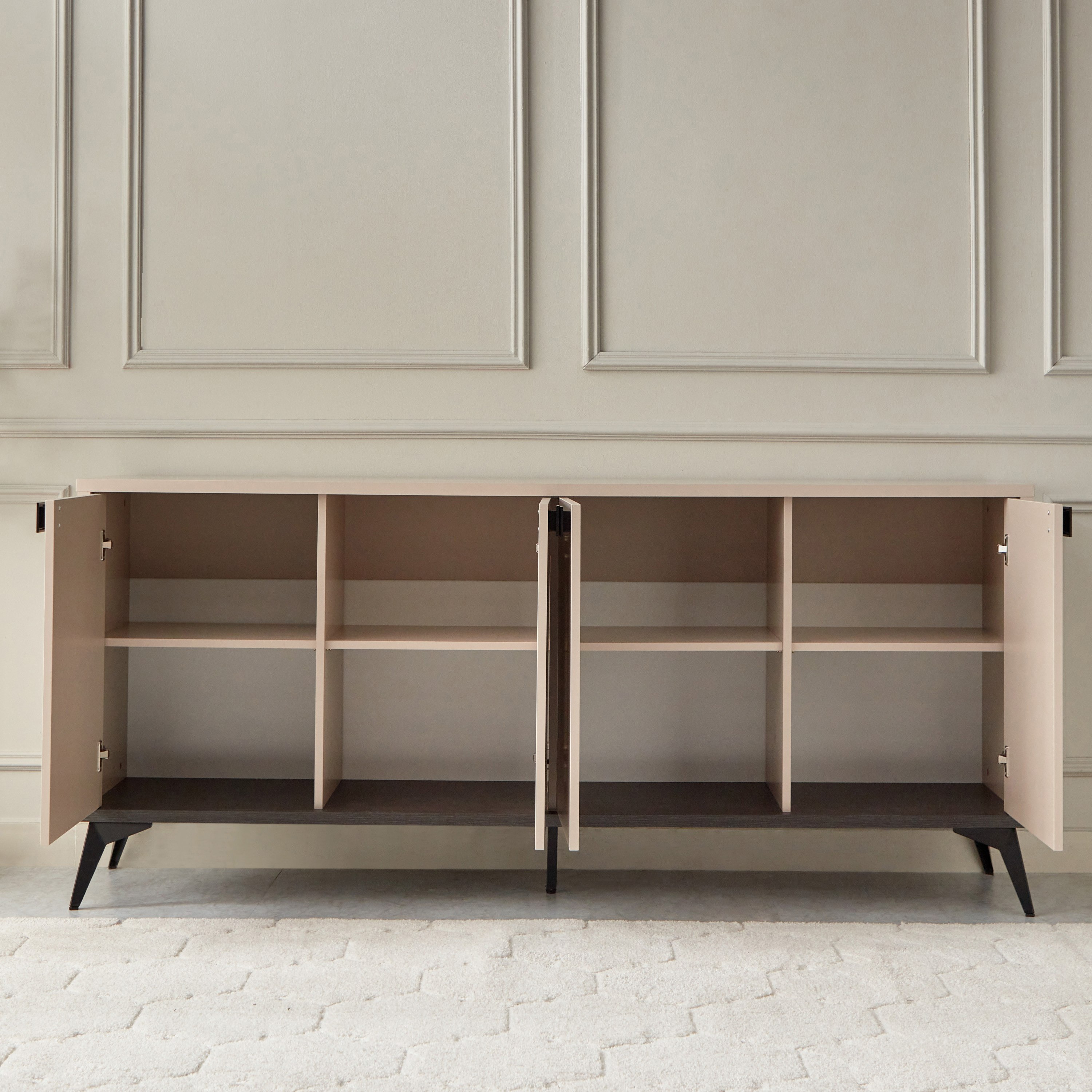 وحدة جانبية 4 أبواب من لوكسمبورغ-hbxfurniture-diningroom-buffetsandsideboards-image-7
