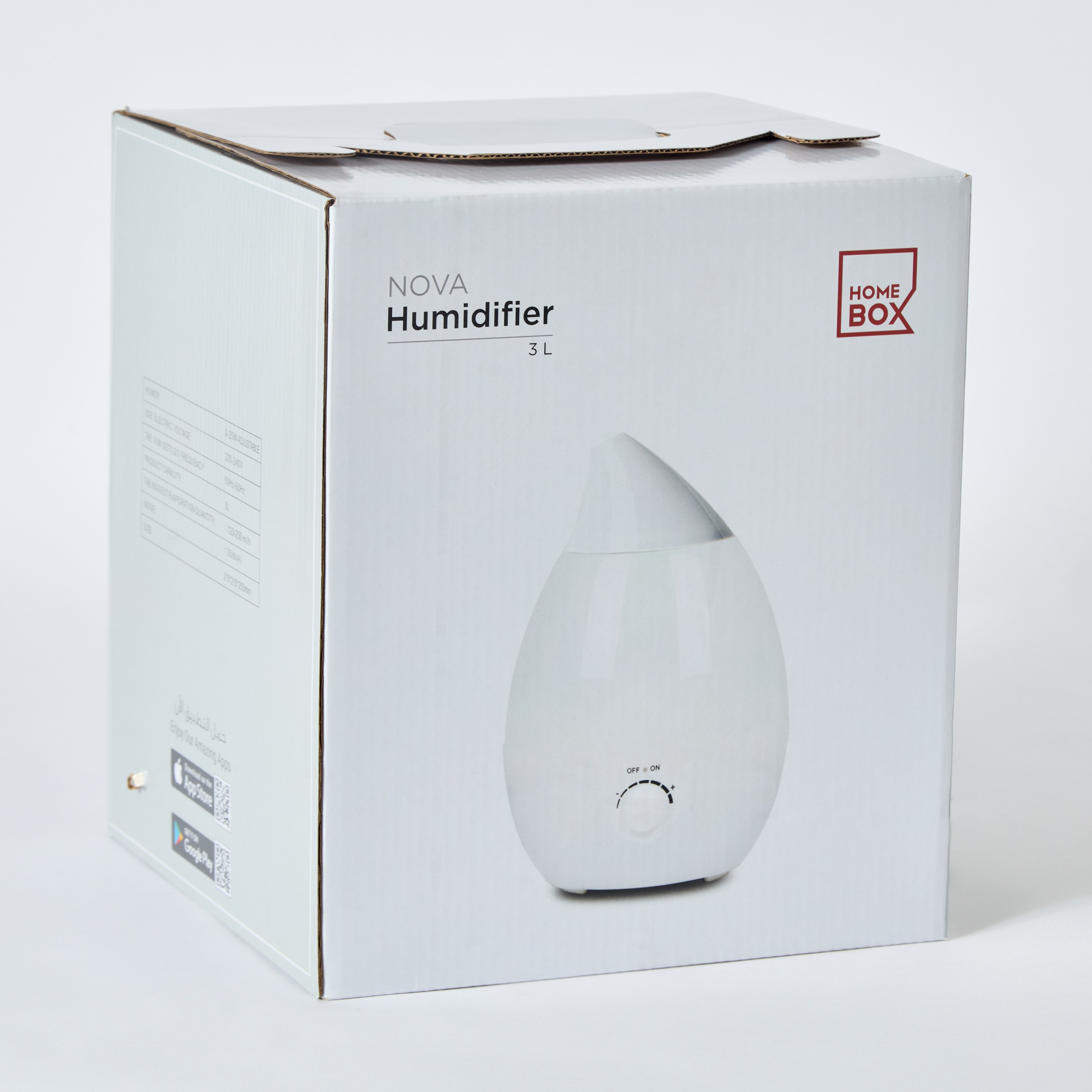 Nova Humidifier with Ultrasonic Mist and 7-Colour LED Light - 3 L-hbxlivingroom-decorandaccessories-homefragrance-revitalizersandhumidifiers-image-9