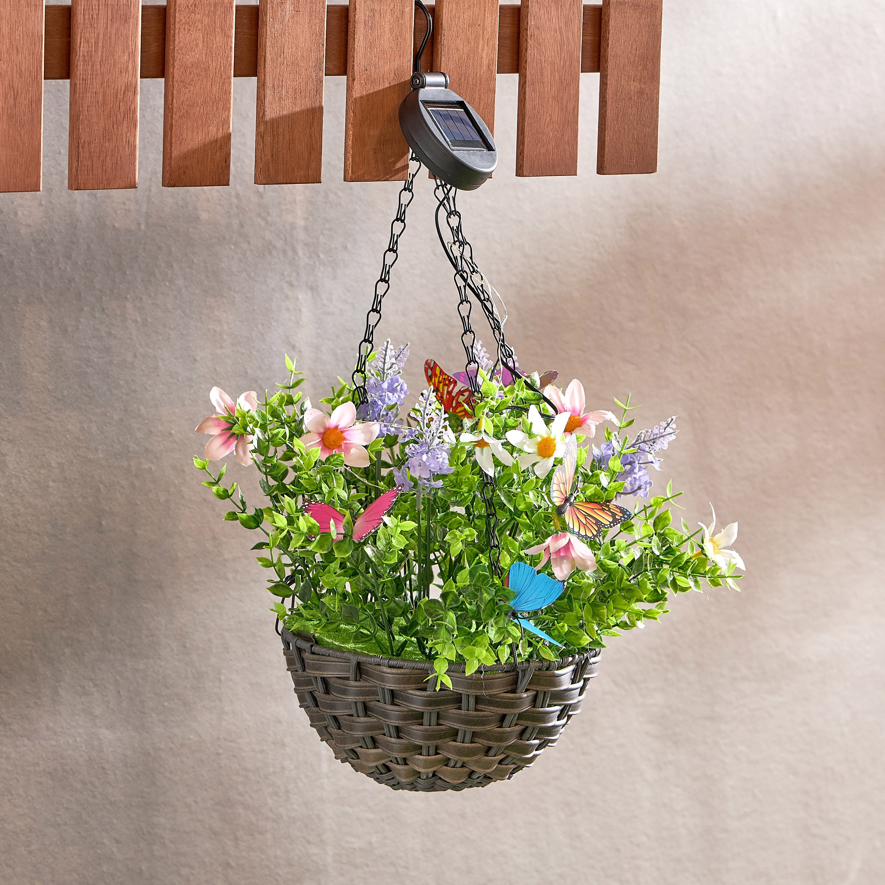 Lyn Solar Hanging Flower Pot with LED Lights - 25x25x30 cm-PROMO_HB_AE_B2G2_011025-image-2