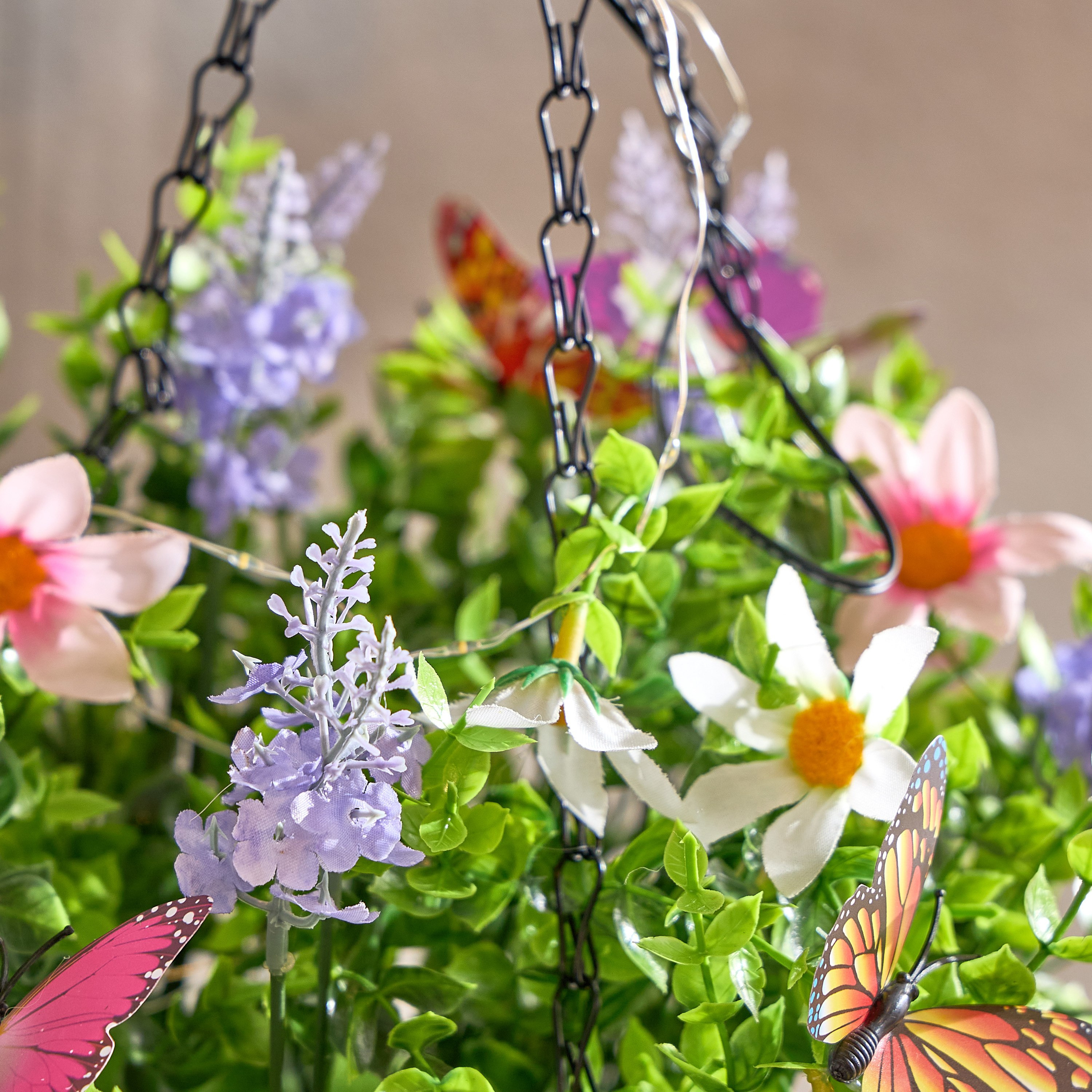 Lyn Solar Hanging Flower Pot with LED Lights - 25x25x30 cm-PROMO_HB_AE_B2G2_011025-image-3