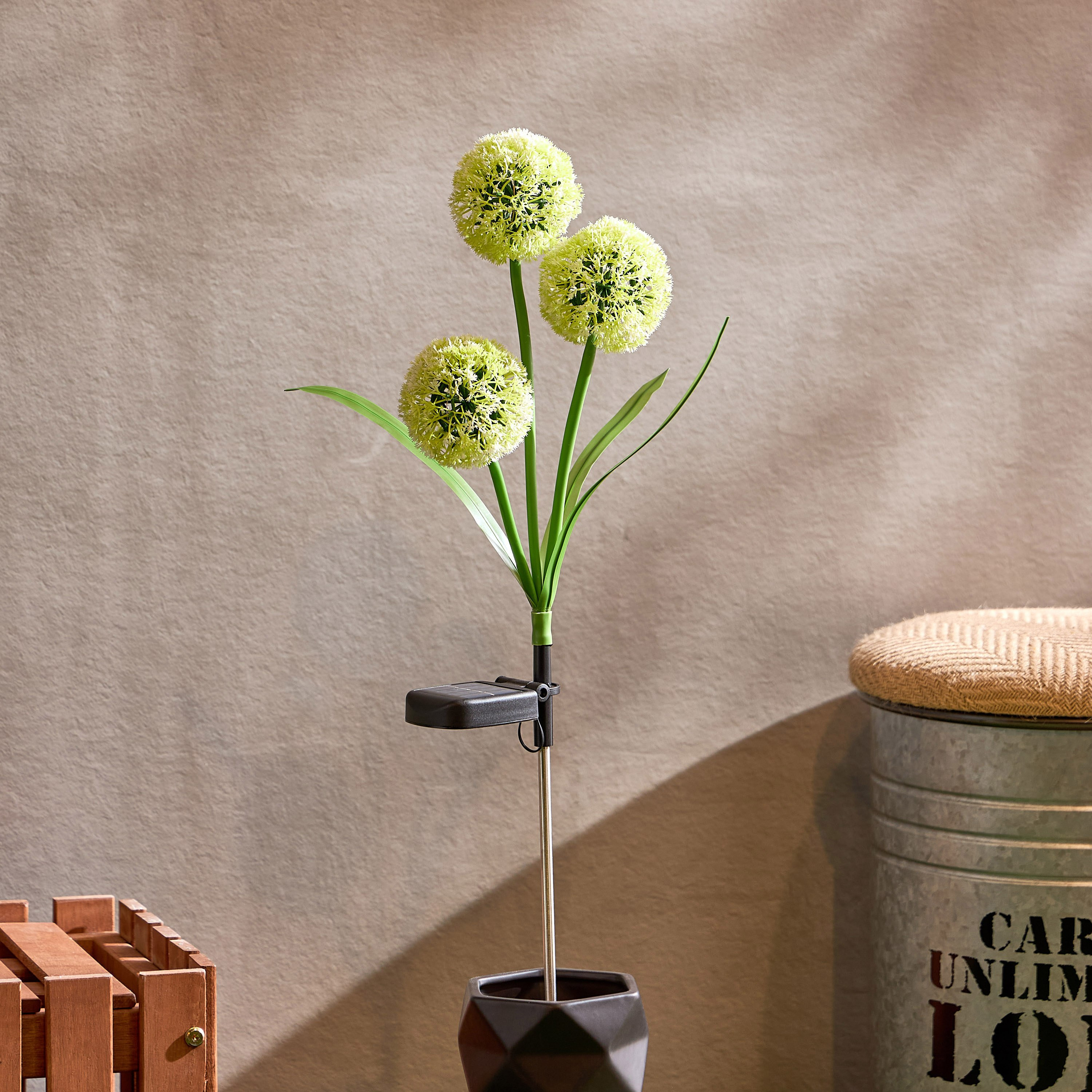 Lyn Solar LED Flower Stick - 9x70 cm-hbxdecorandfurnishings-homeaccessories-artificialflowersandplants-image-2