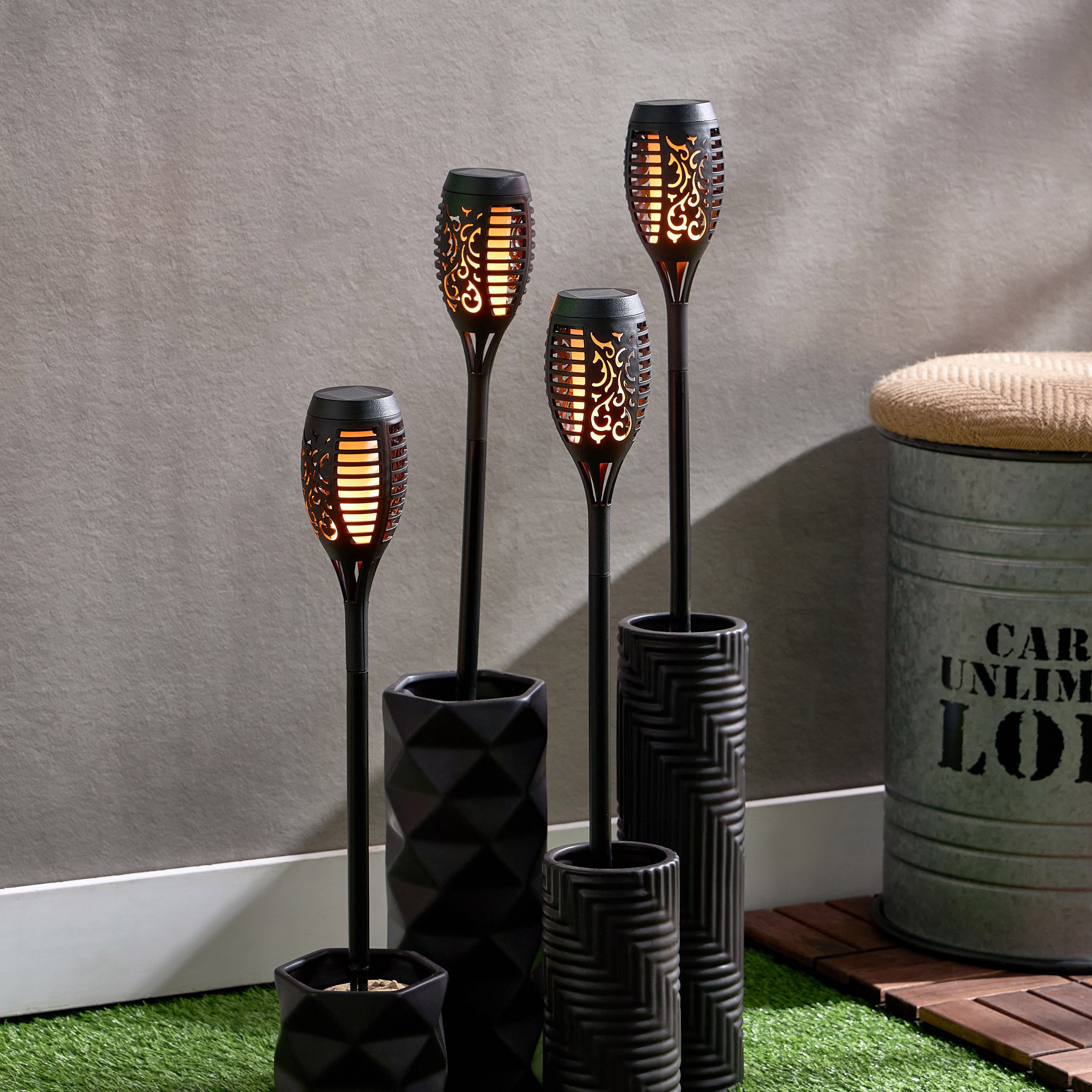 Lyn Solar Spike Garden LED Light - Set of 4-PROMO_HB_AE_B2G2_011025-image-1
