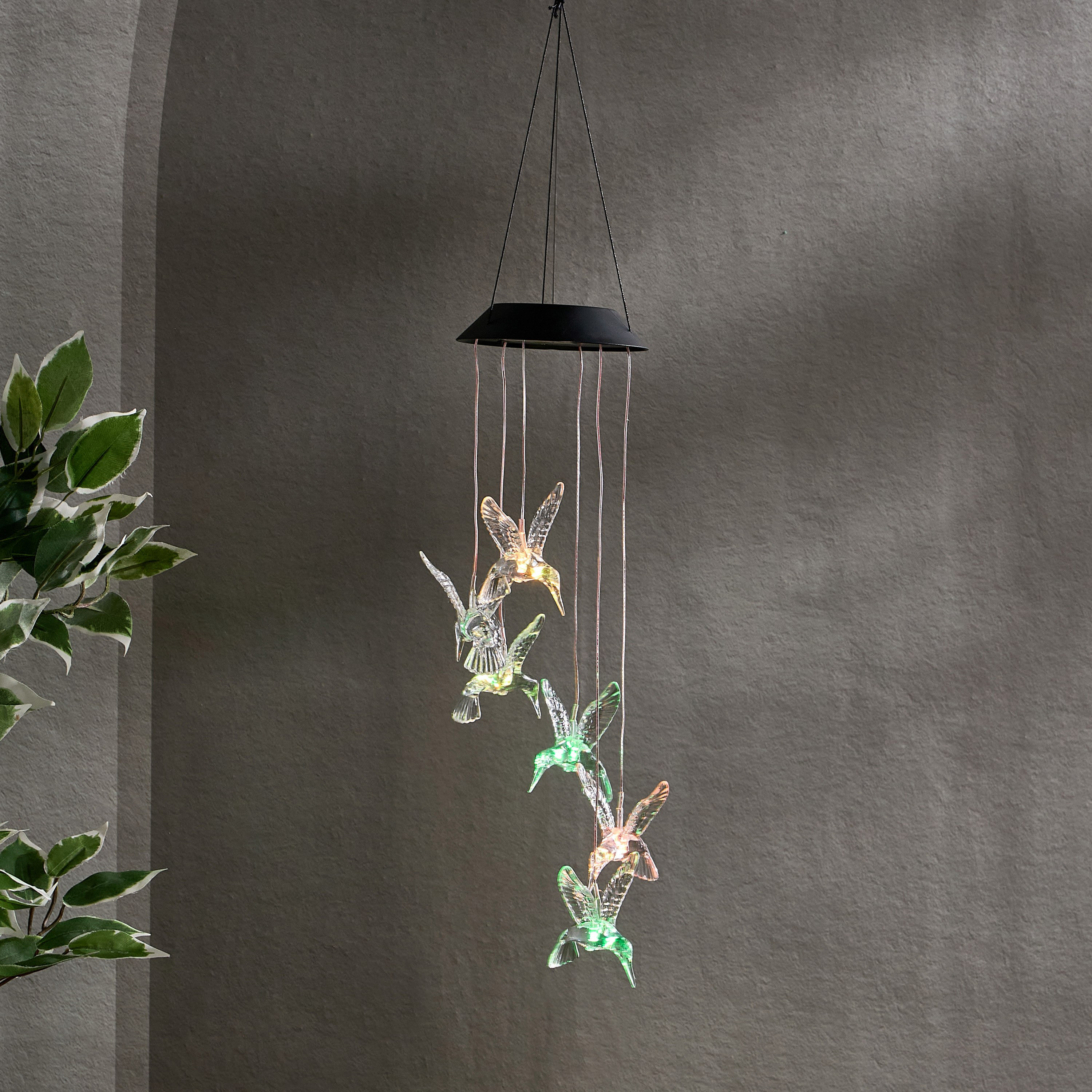 جرس إيقاعي طيور أل إي دي بالطاقة الشمسية مع بطارية قابلة للشحن من لين- 80 سم-hbxoutdoor-hbxoutdooraccessories-lighting-image-1