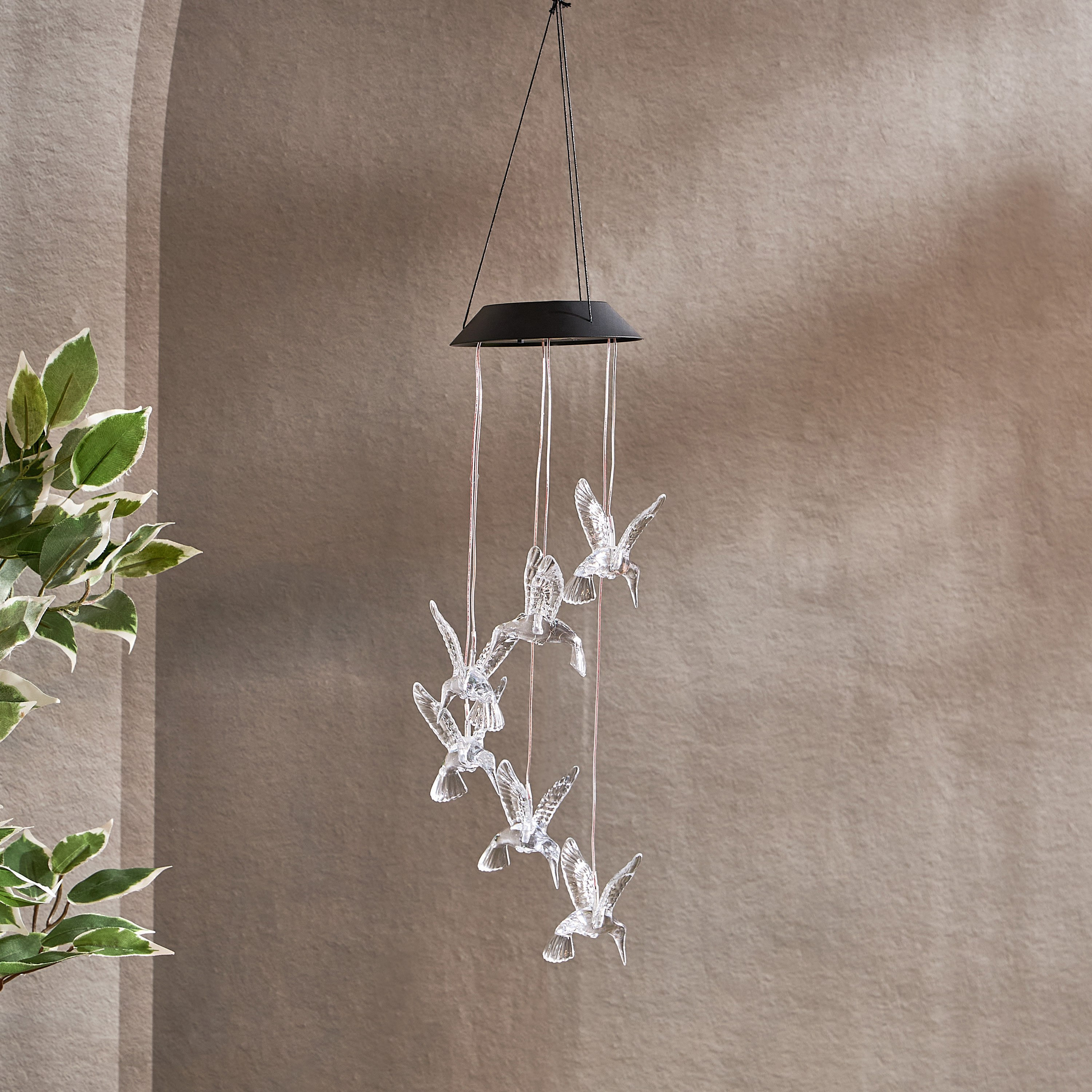جرس إيقاعي طيور أل إي دي بالطاقة الشمسية مع بطارية قابلة للشحن من لين- 80 سم-hbxoutdoor-hbxoutdooraccessories-lighting-image-2