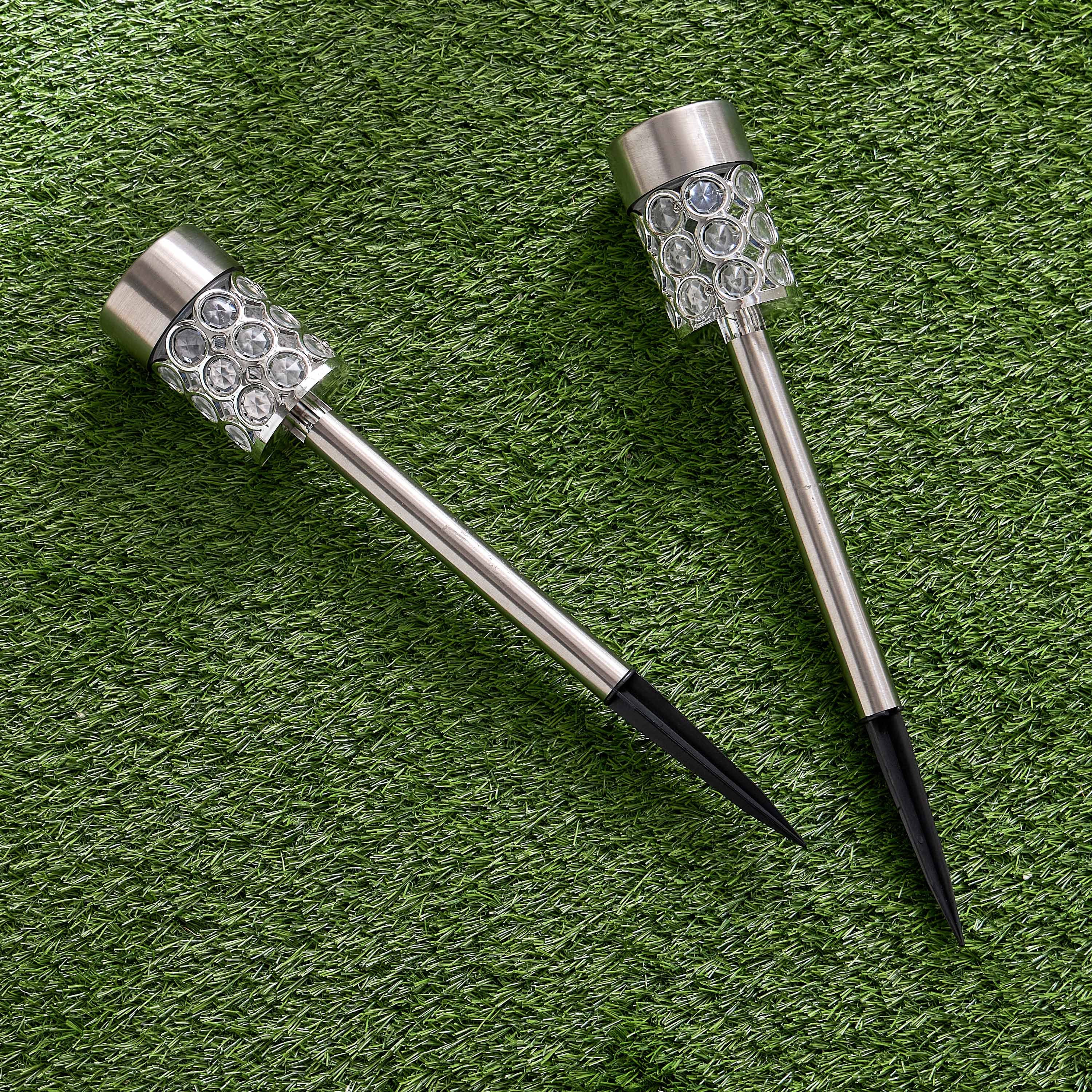 Lyn 2-Piece Solar Outdoor Spike LED Light - 36x8x8 cm-PROMO_HB_AE_B2G2_011025-image-4