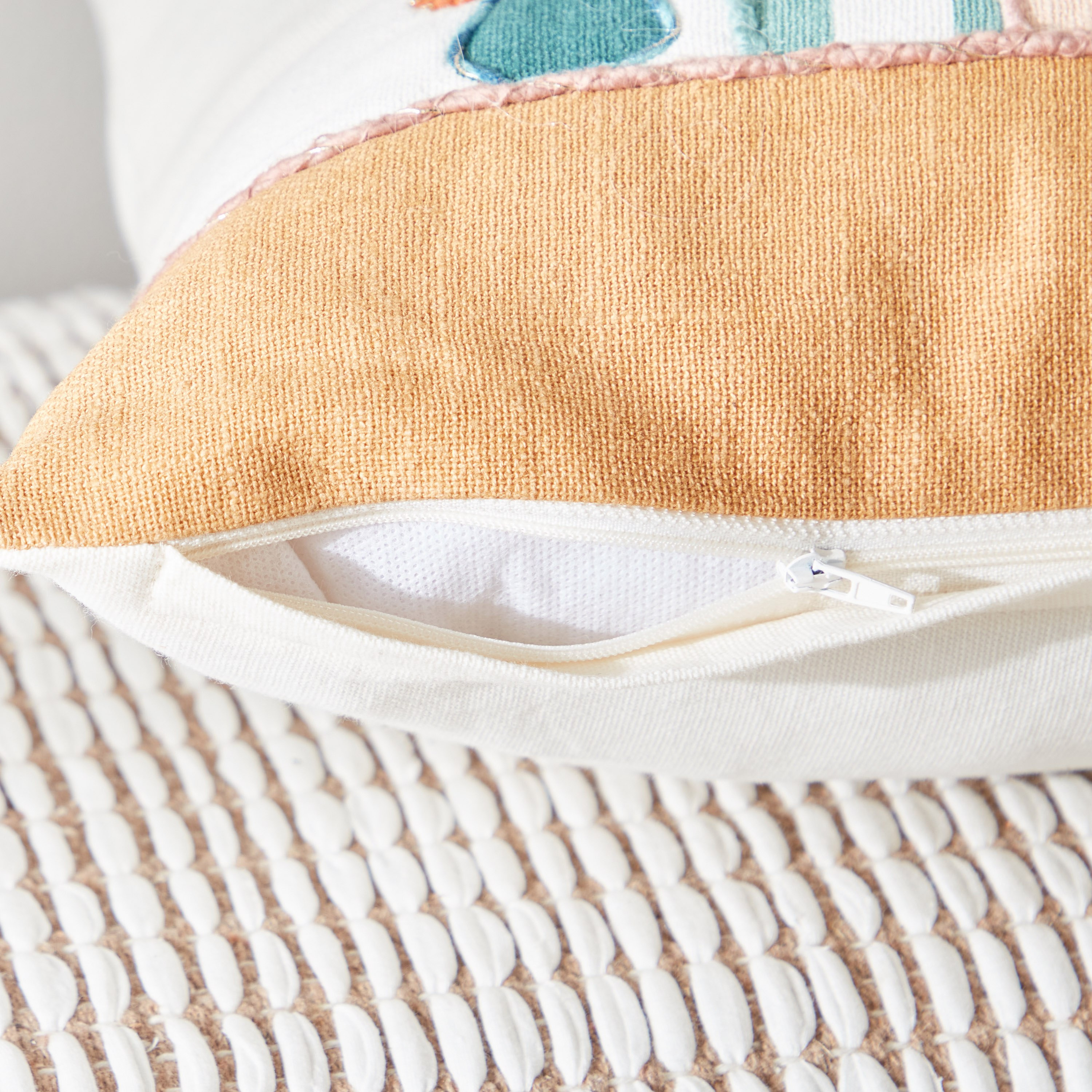 Sage Shaded Desert Embroidered Filled Cushion - 45x45 cm-hbxlivingroom-furnishings-cushionsandcovers-filledcushions-image-4