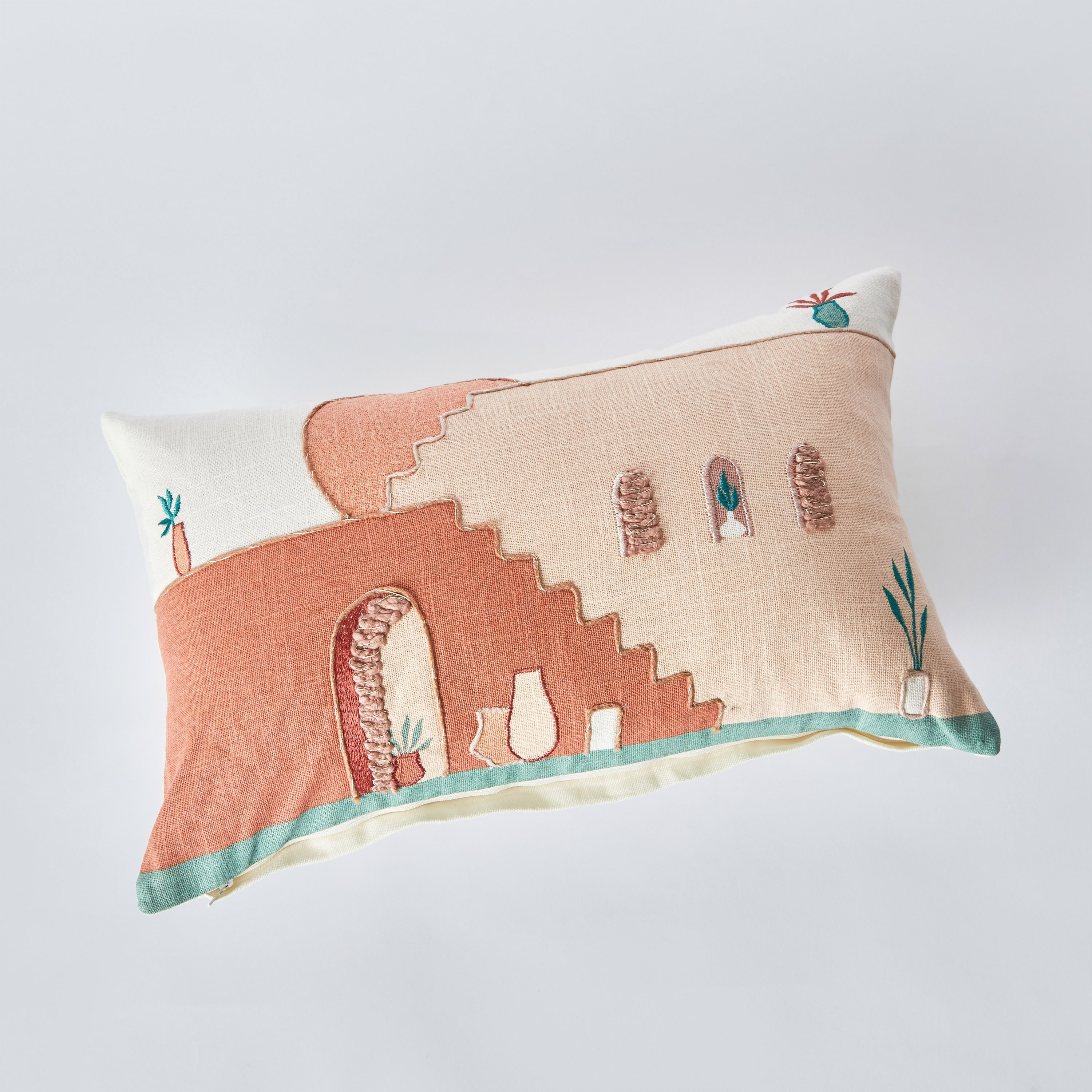 وسادة محشوة مطرزة من سيج شديد - 30x50 سم-hbxlivingroom-furnishings-cushionsandcovers-filledcushions-image-6