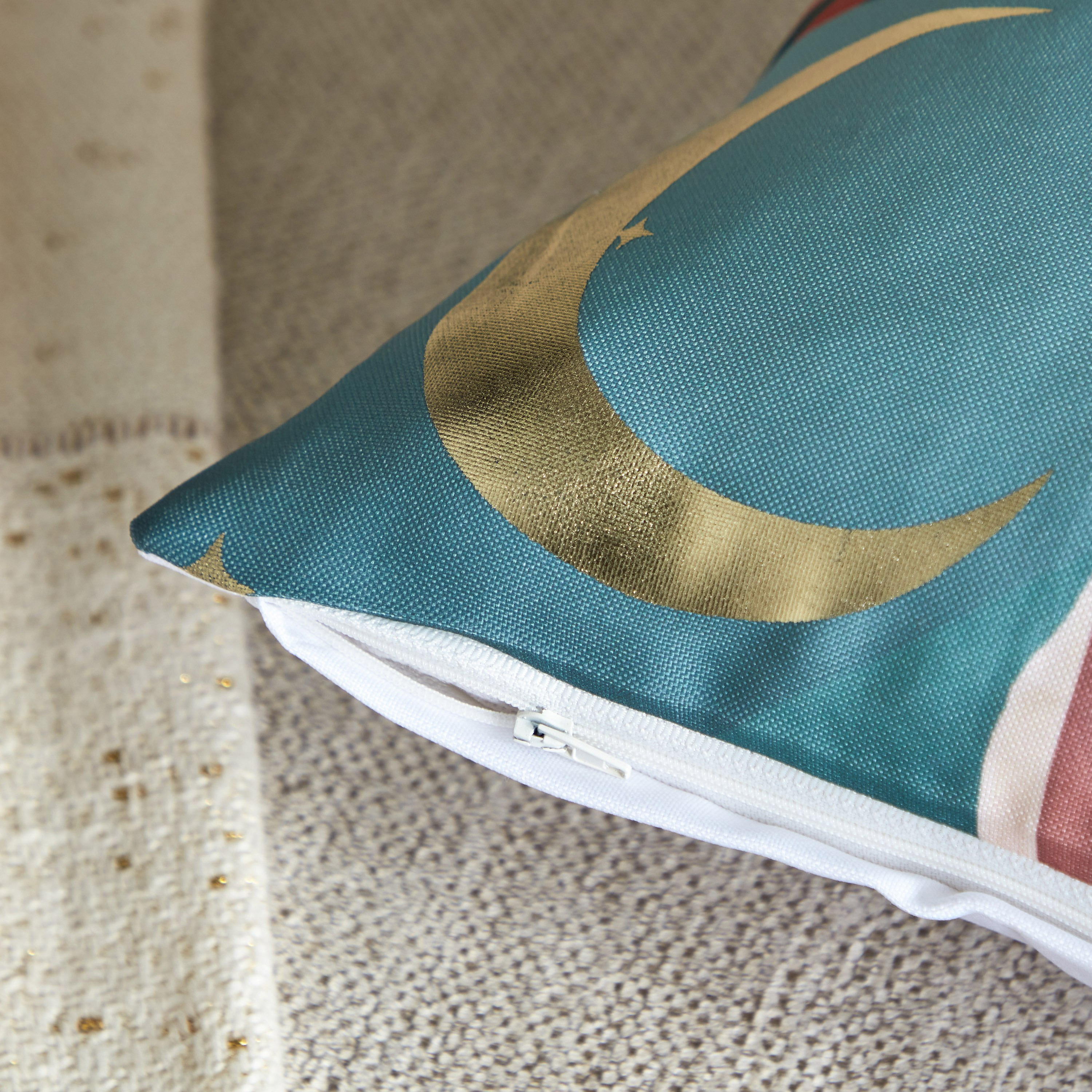 Silky Sheen Blessing Month Digital Printed Cushion Cover - 45x45 cm-hbxhomeware-cushionsandcovers-cushioncovers-image-4