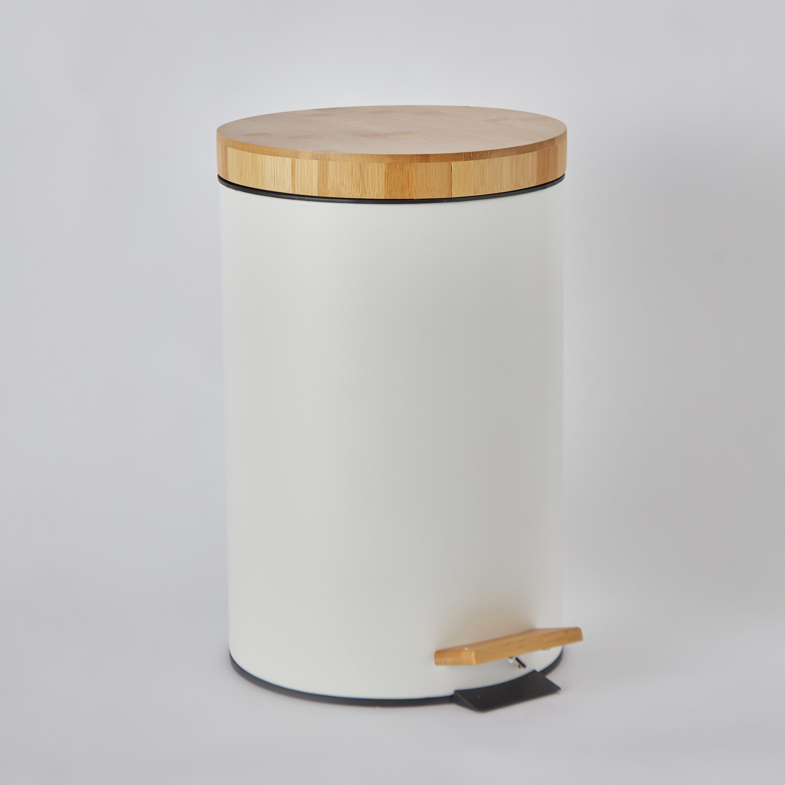 سلة مهملات بدواسة مع غطاء مرن من الخيزران من أوركيد - 12 لتر-hbxhomeware-hbxbathroom-image-6