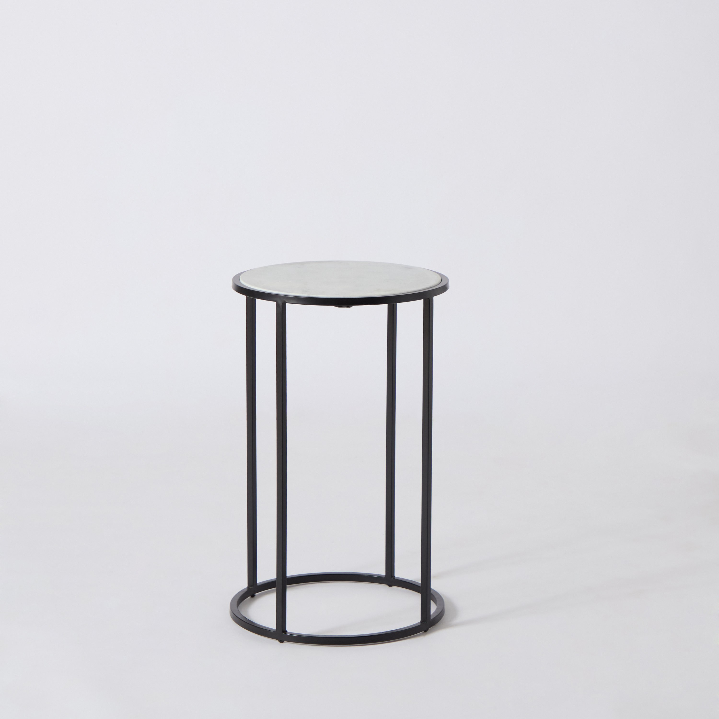 طقم طاولات متداخلة مستديرة من 3 قطع بسطح من الرخام الأصلي - ويلو-hbxfurniture-livingroom-nestingtables-image-9
