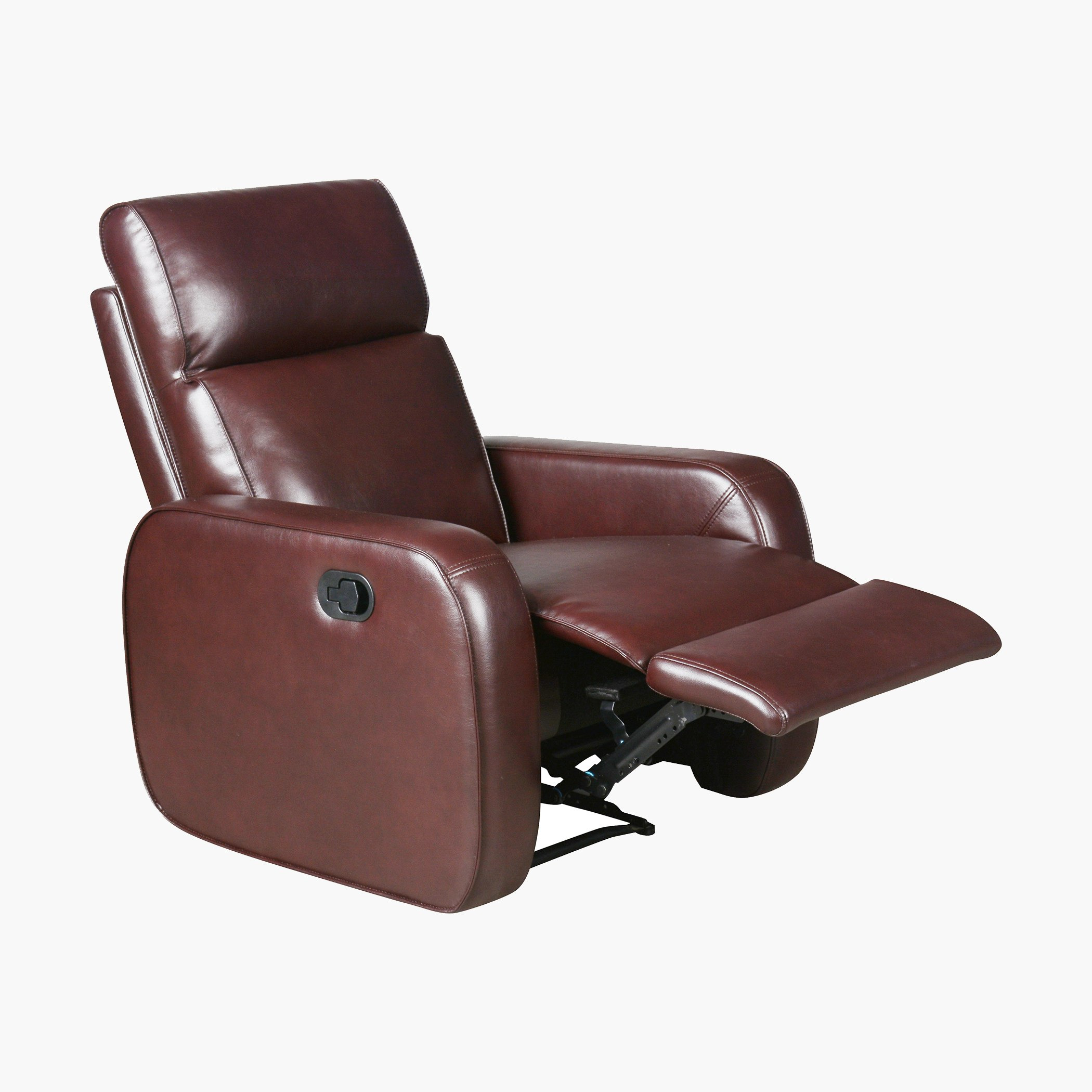 كرسي استرخاء بمساند بذراعين من الجلد الصناعي من ديلا-hbxfurniture-sofasandarmchairs-reclinersofas-image-2