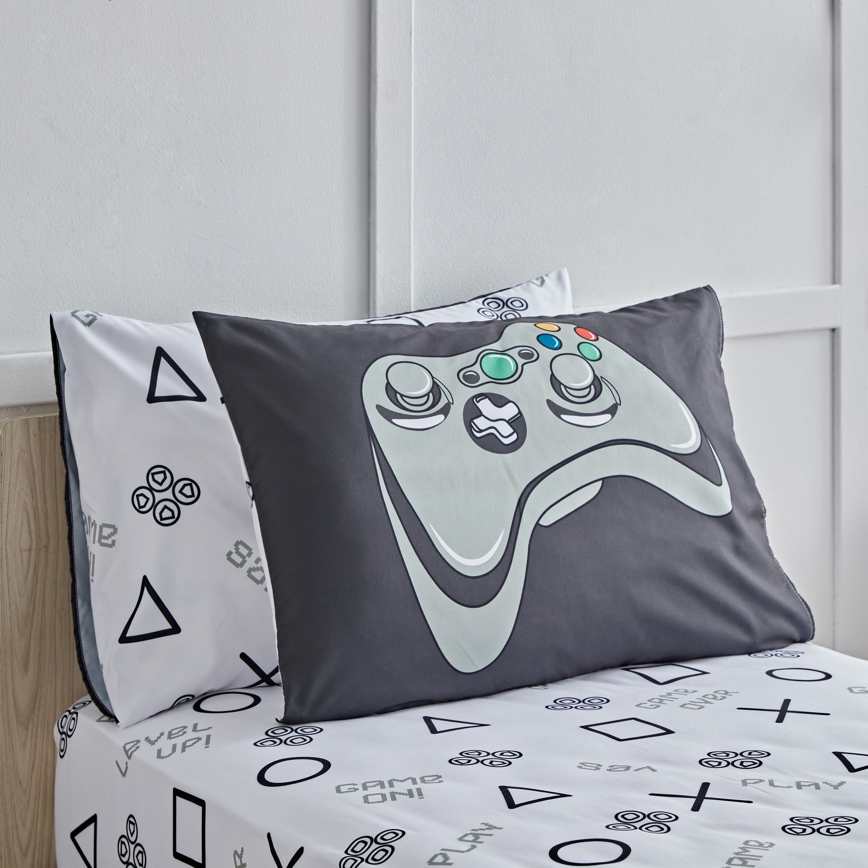 Gaming Gamer 2-Piece Microfibre Pillow Cover Set - 50x75 cm-hbxhomeware-hbxkidsandyouth-image-1