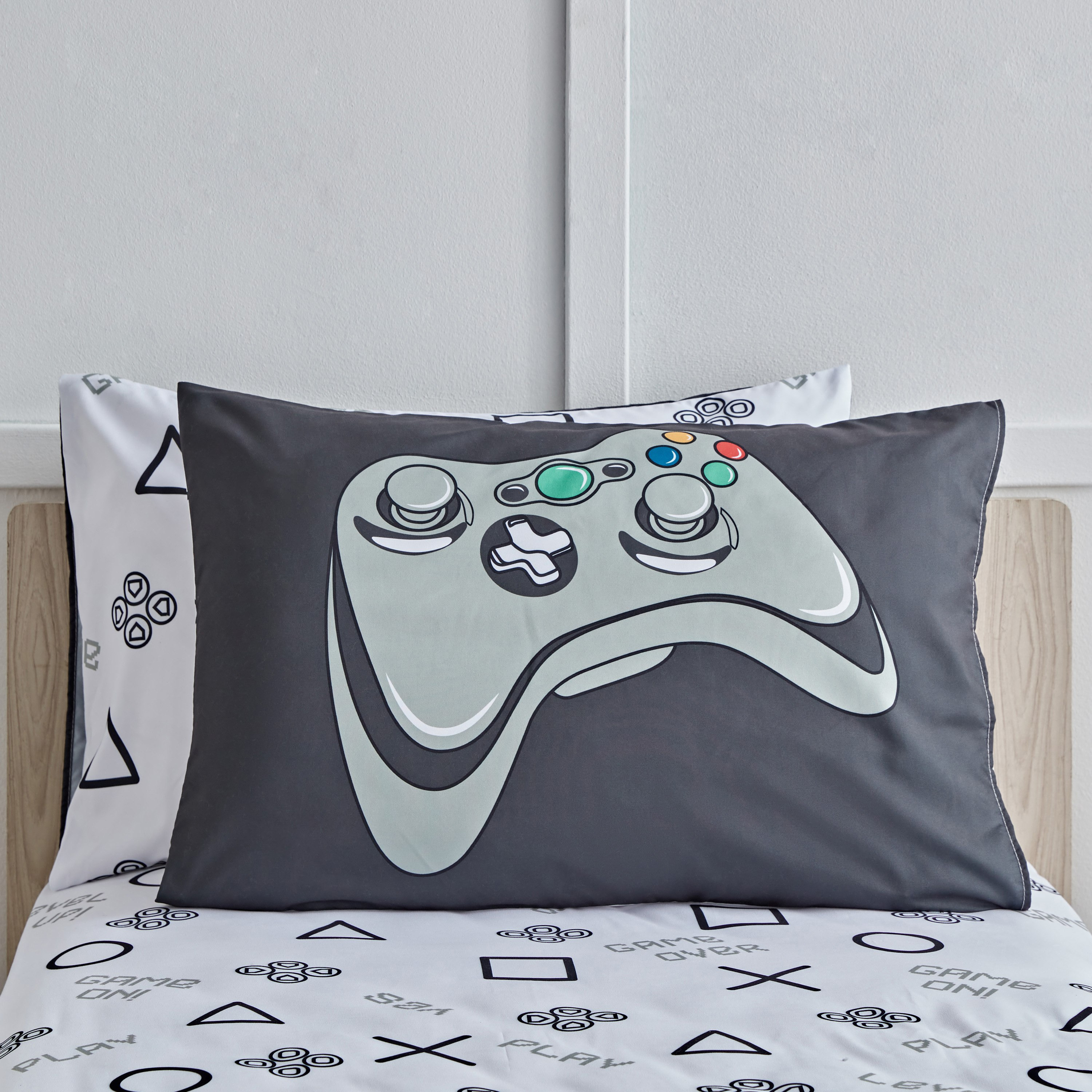Gaming Gamer 2-Piece Microfibre Pillow Cover Set - 50x75 cm-hbxhomeware-hbxkidsandyouth-image-2