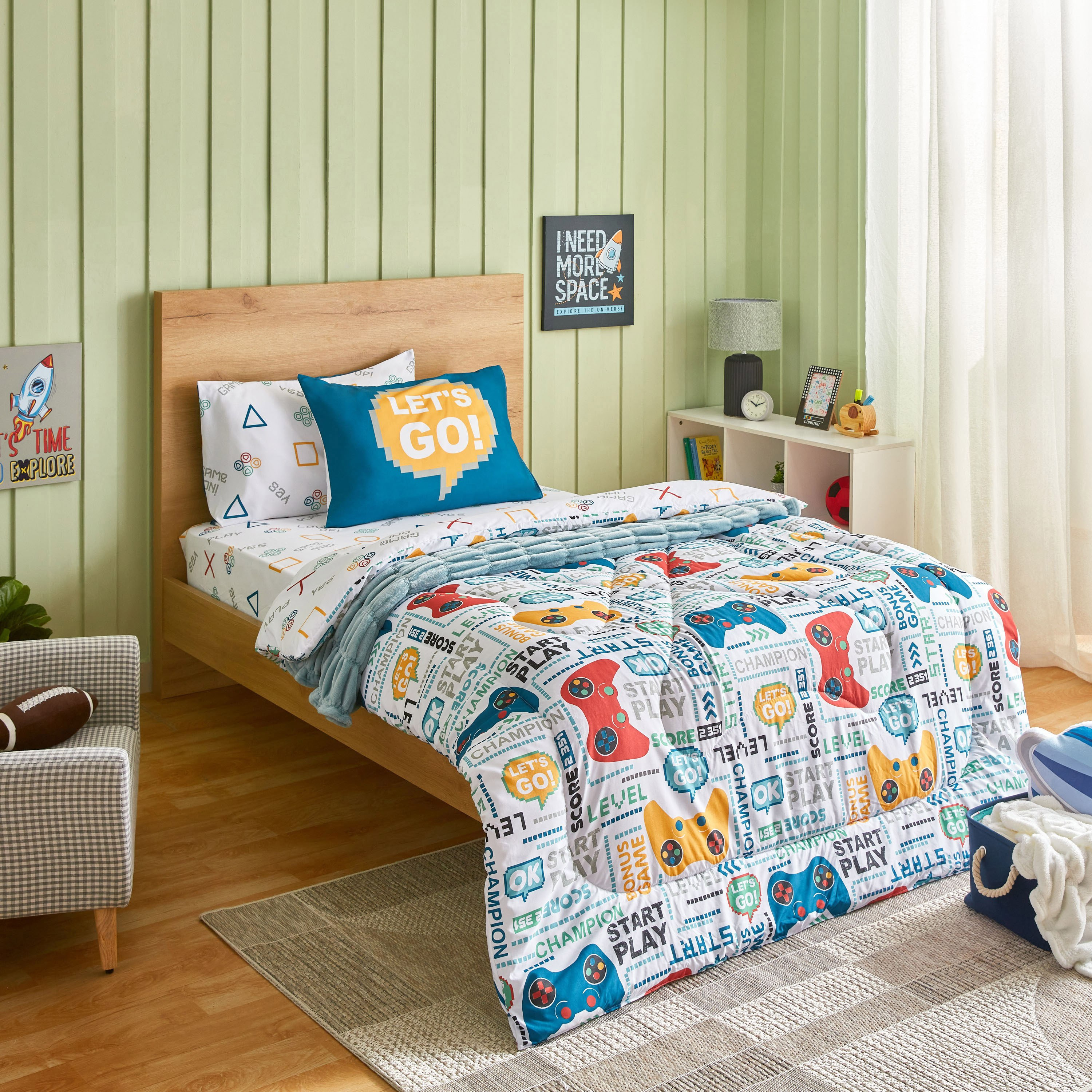 طقم لحاف توين ألياف دقيقة قطعتين ستارت بلاي من جيمنج-  160x220 سم-hbxhomeware-hbxkidsandyouth-image-8