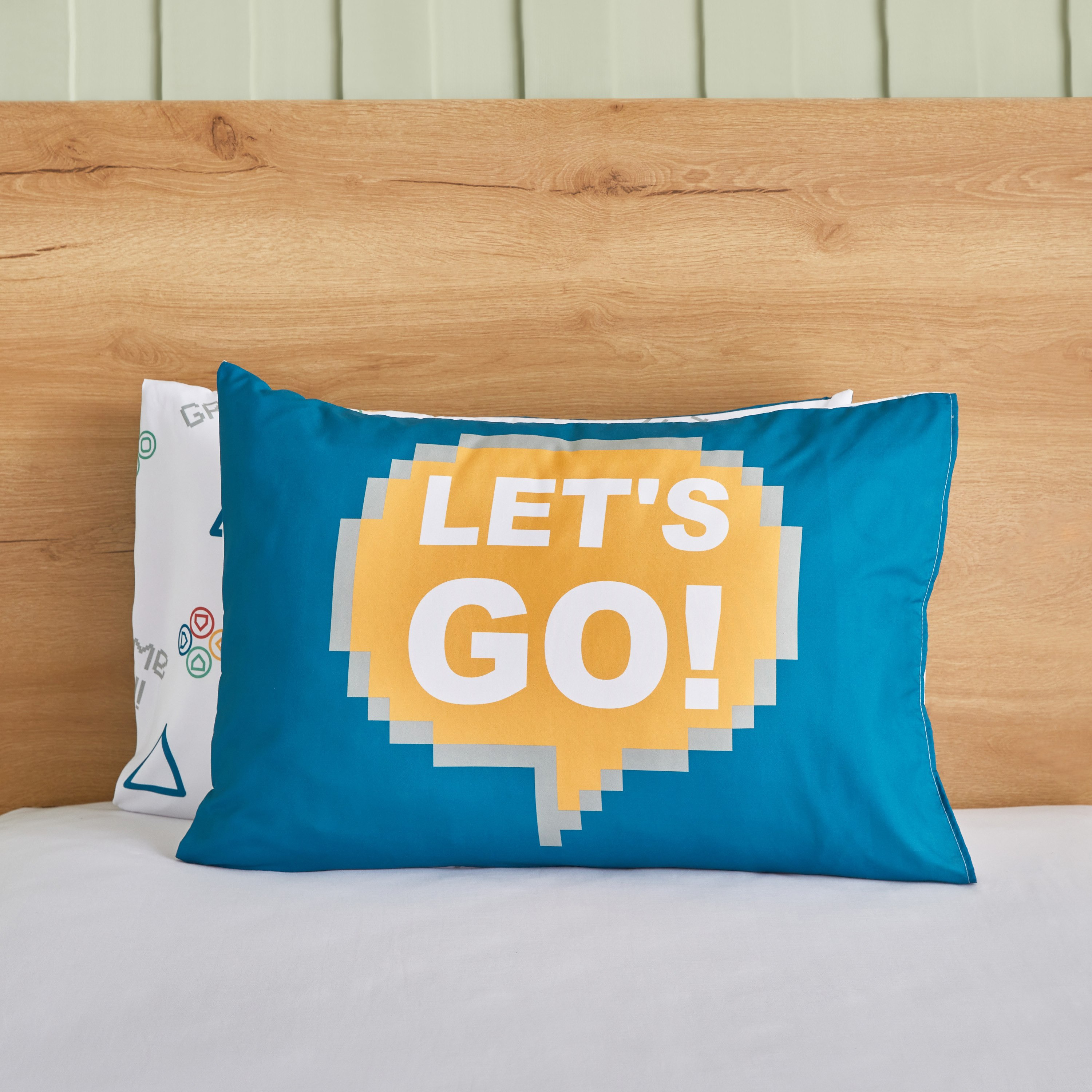 طقم أغطية وسائد مايكروفايبر قطعتين من ستارت بلاي من جيمنج - 50x75 سم-hbxhomeware-hbxkidsandyouth-image-2