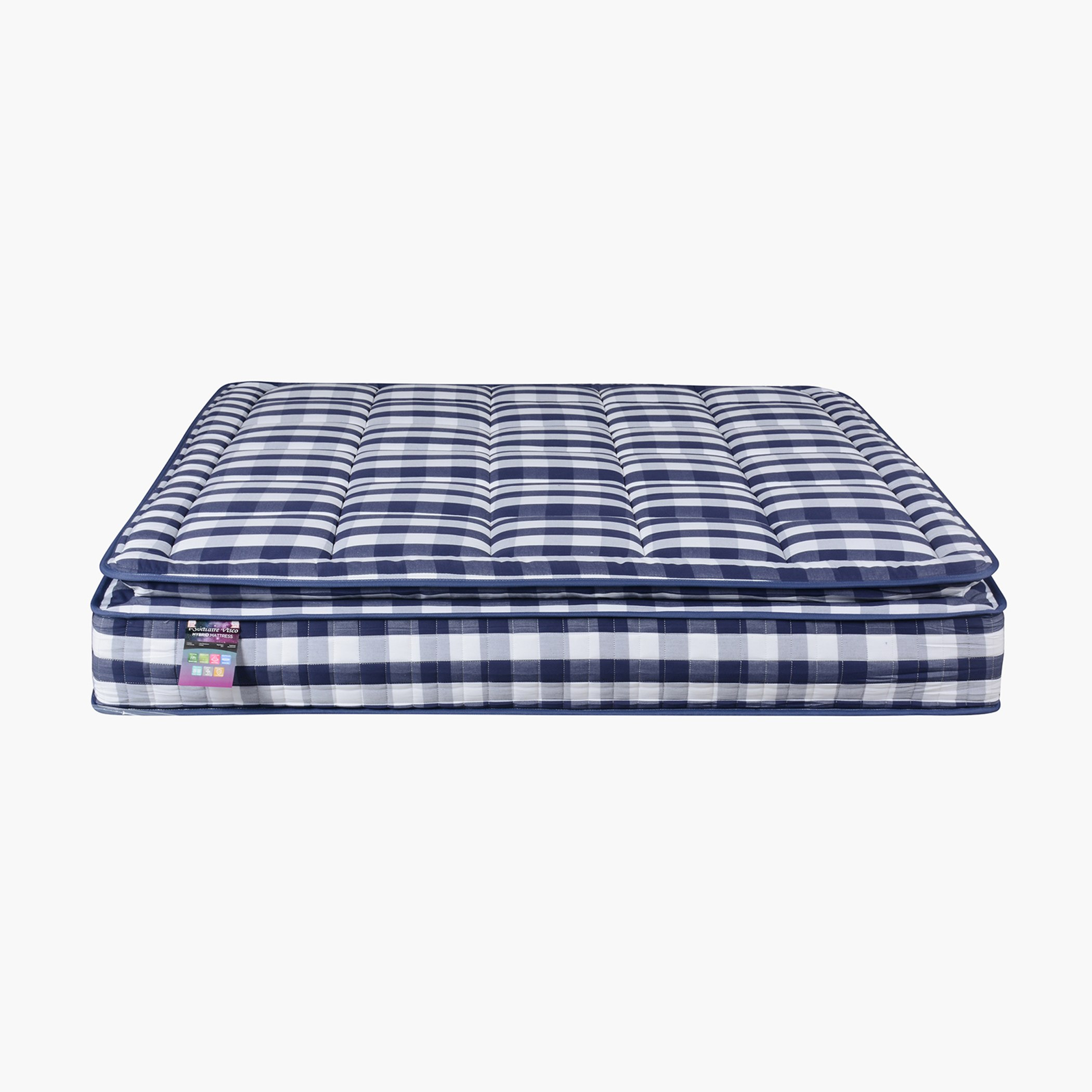 SleepLuxe iSolitaire Visco Silicone Memory Foam Latex 3-Zone Pocket Spring Mattress - 180x200x35 cm-hbxfurniture-mattresses-king-image-13