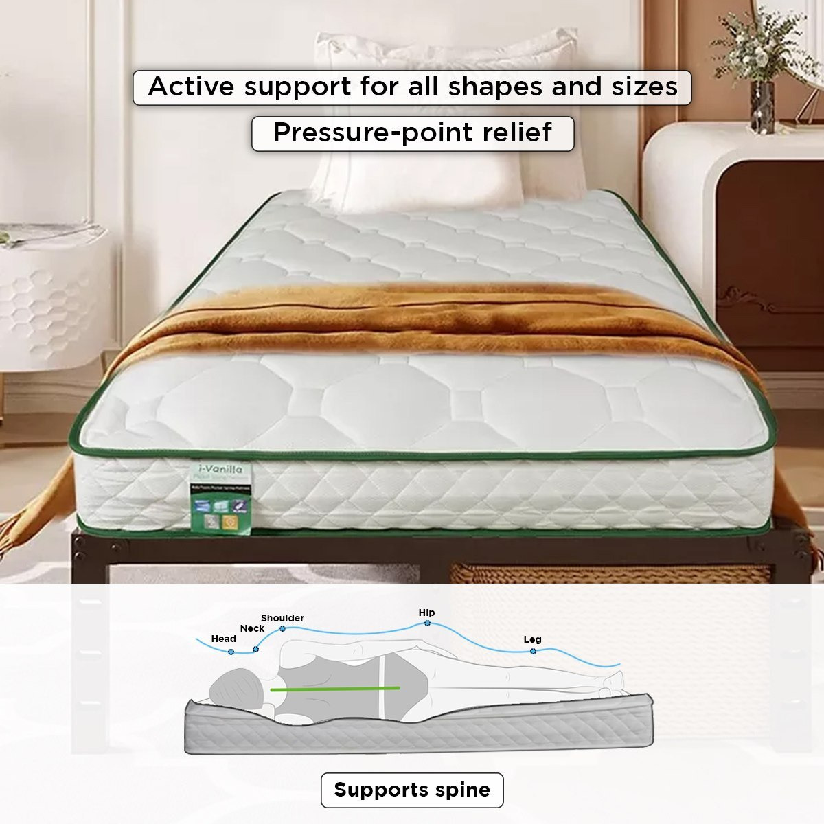 مرتبة توين بنوابض جيبية للأطفال من سليب إيز آي فانيلا - 120x200x20 سم-hbxfurniture-mattresses-twin-image-15