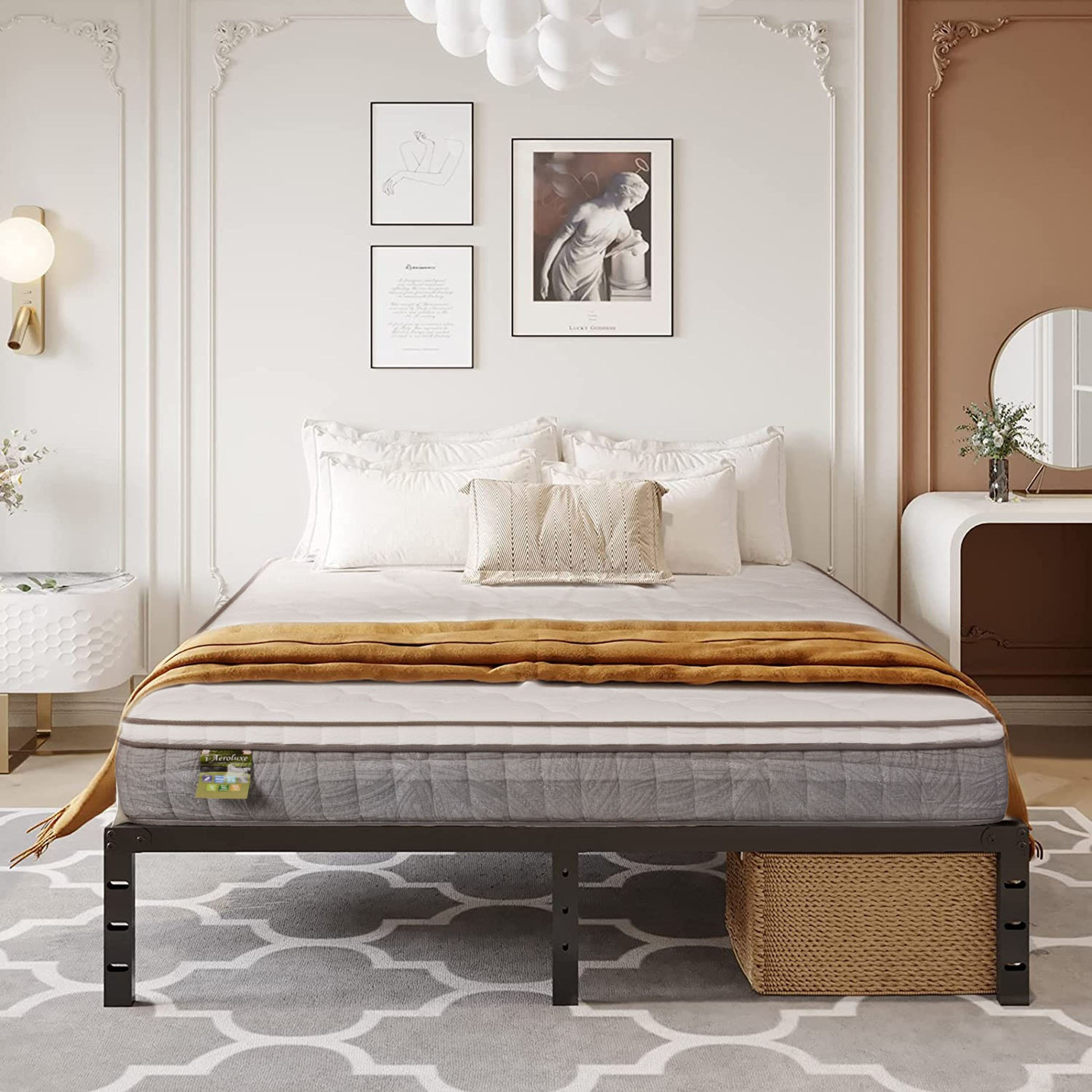 SleepLuxe iAeroluxe Cooling Gel Infused 3 Zone Pocket Spring Queen Mattress - 160x200x30 cm-hbxbedroom-mattresses-queen-image-6