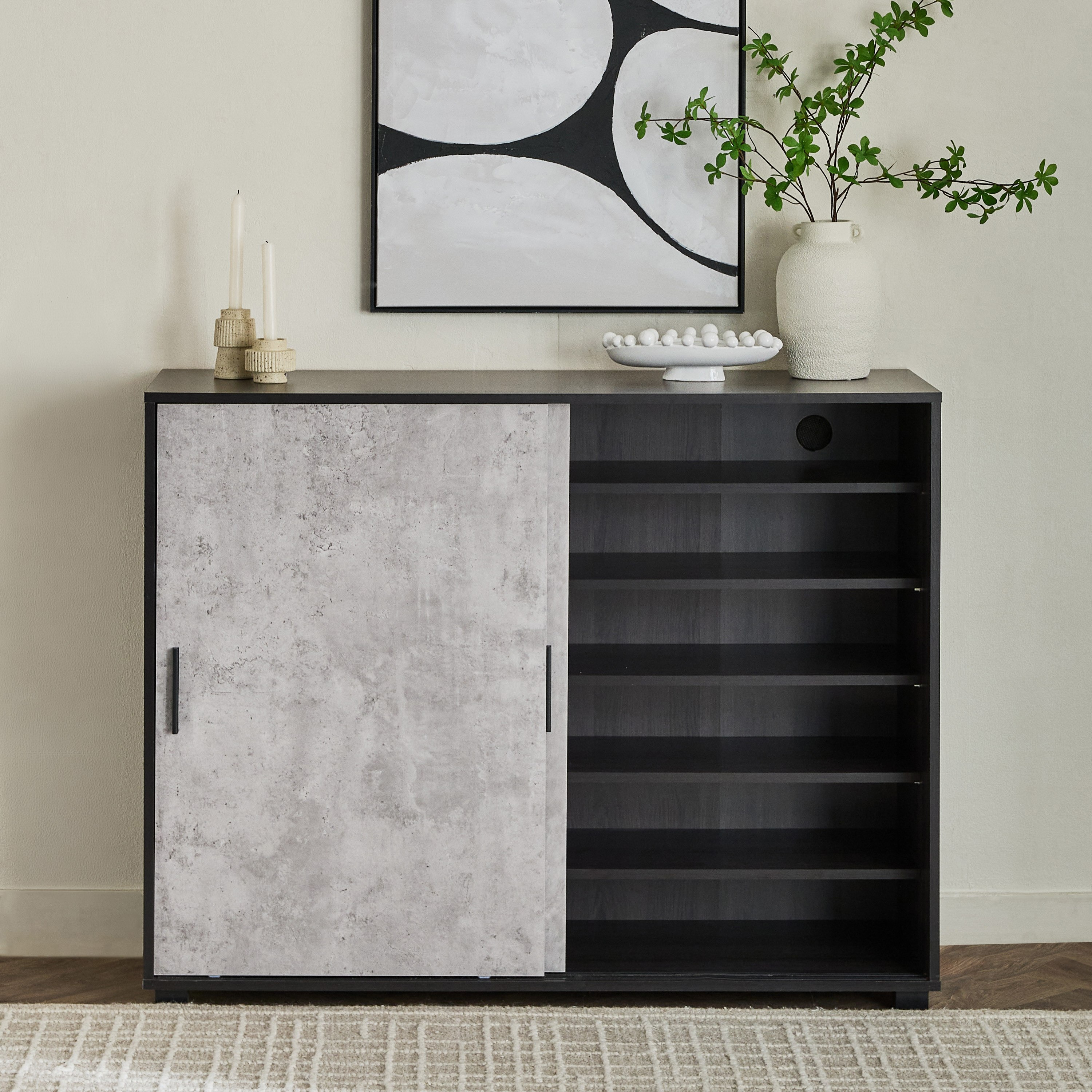 Capri 24-Pair Sliding Door Shoe Cabinet-hbxbedroom-shoecabinetsandracks-image-4