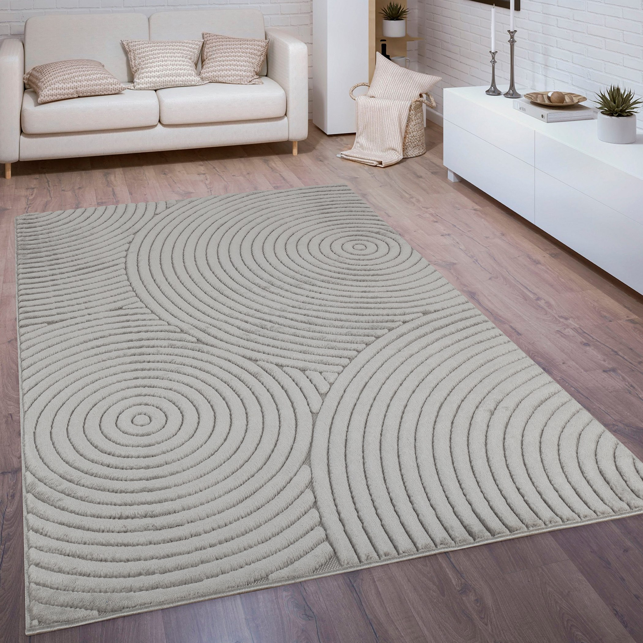 Gleem Zeba Anti-Skid Polypropylene Rug - 200x300 cm-hbxdecorandfurnishings-floorcoverings-rugs-image-1