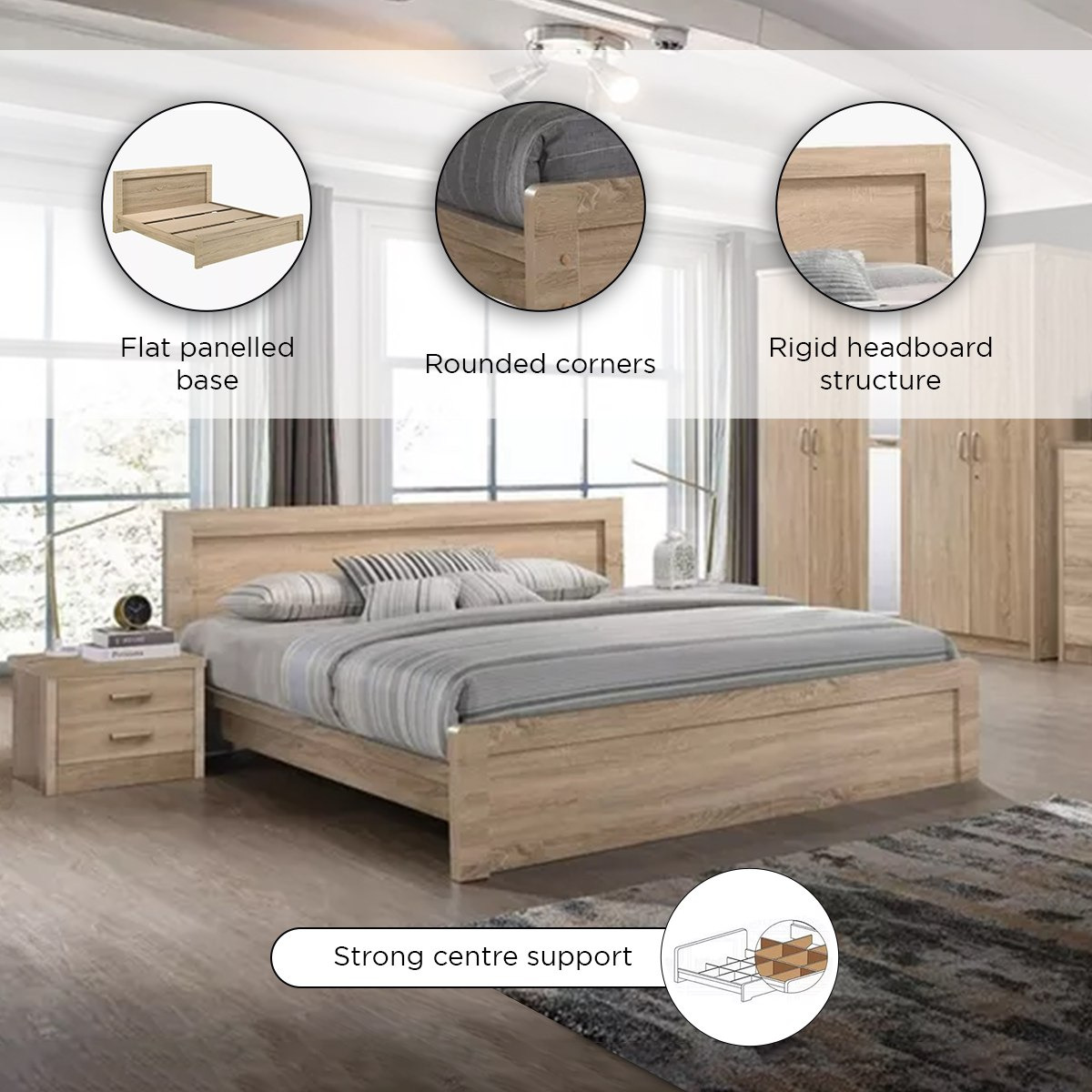 سرير كينج إن إكس تي من كوبر - 180x200 سم-hbxfurniture-bedsandbedsets-beds-king-image-5