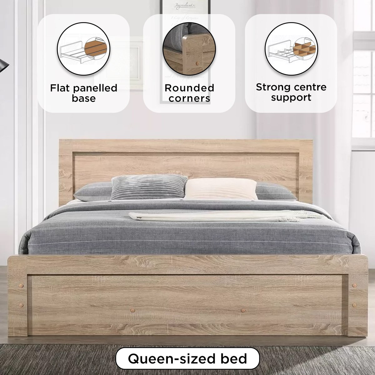 سرير كوين من كوبر - 160x200 سم-hbxbedroom-bedsandbedsets-beds-queen-image-8