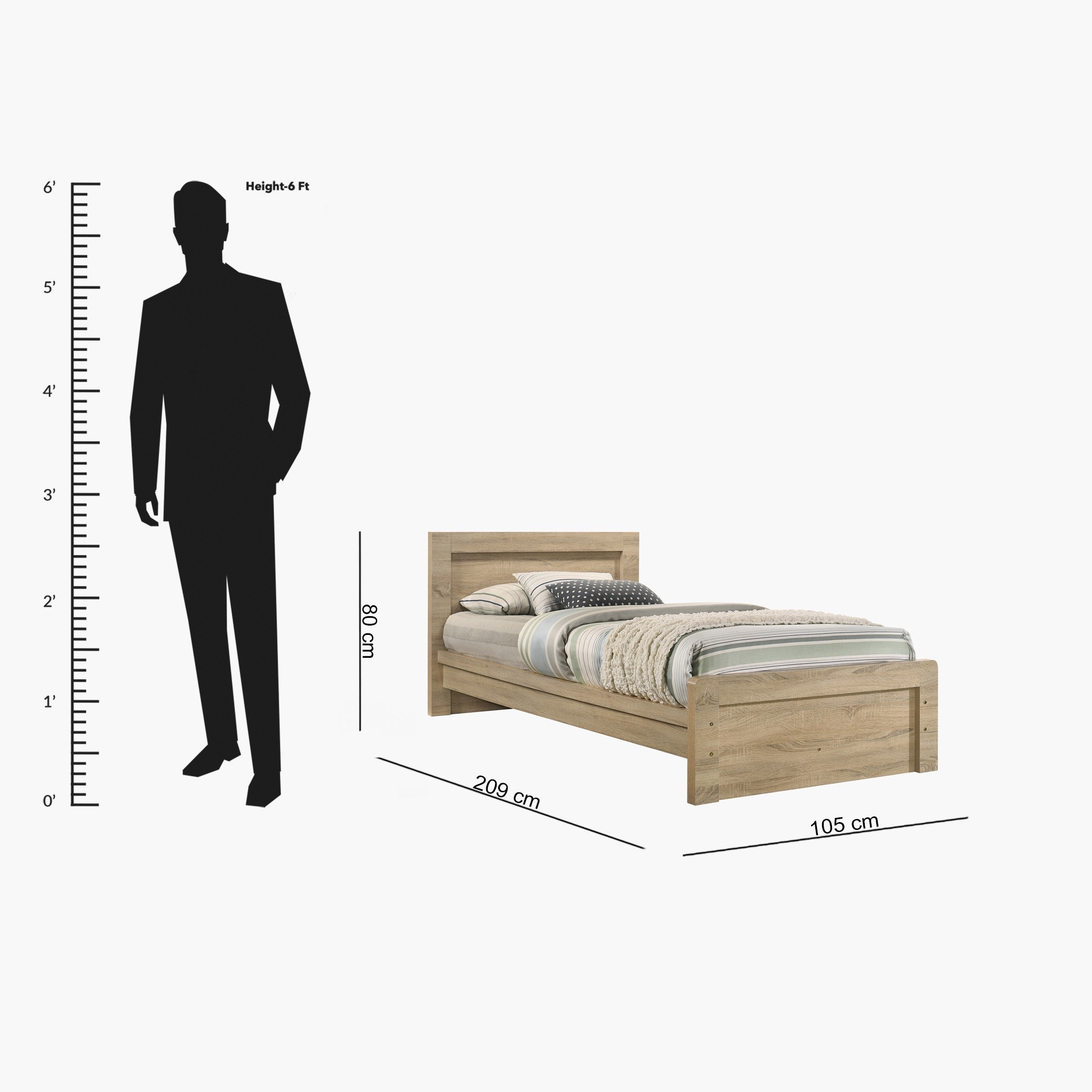 سرير فردي إن إكس تي من كوبر - 90x190 سم-hbxfurniture-bedsandbedsets-beds-single-image-9