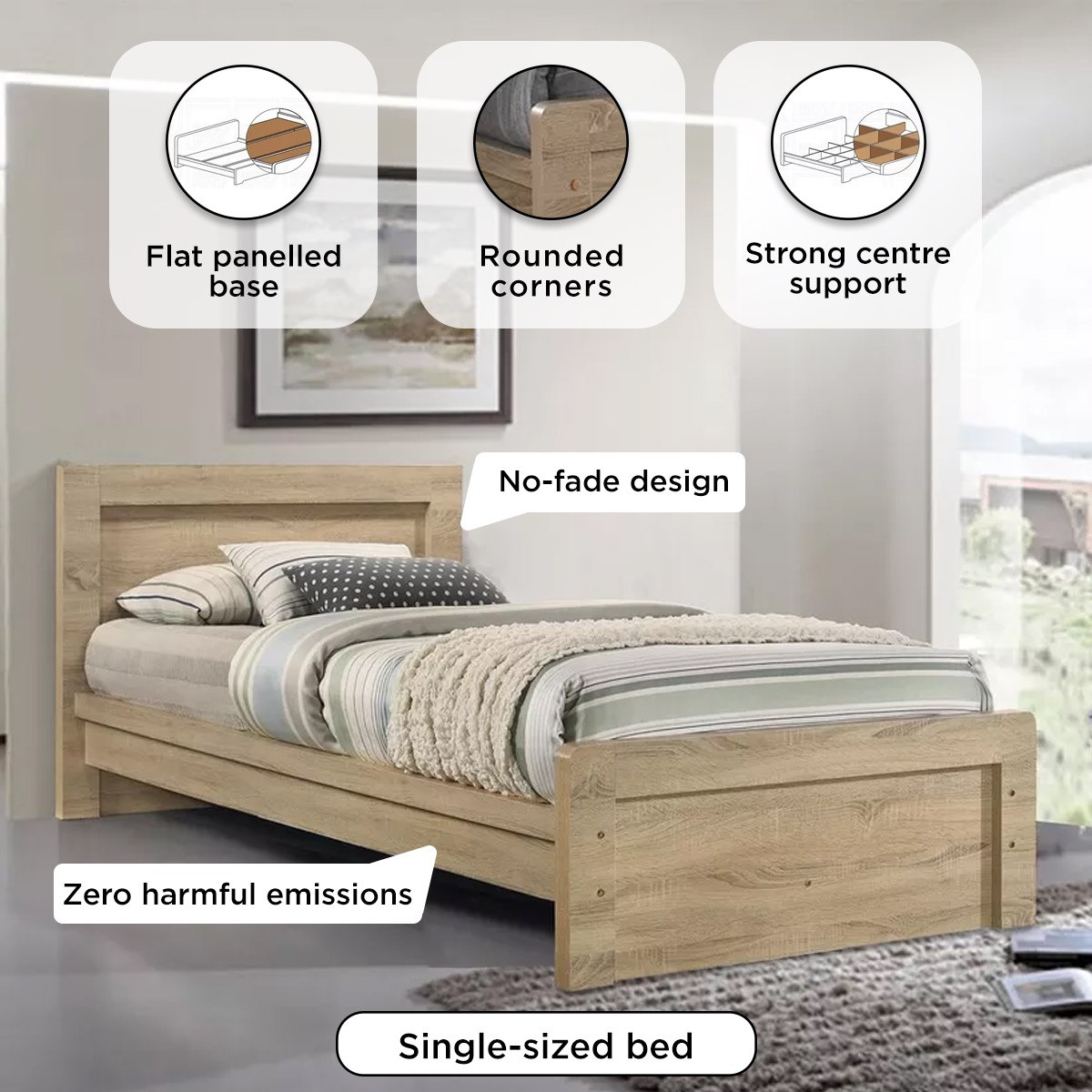سرير فردي إن إكس تي من كوبر - 90x190 سم-hbxfurniture-bedsandbedsets-beds-single-image-7