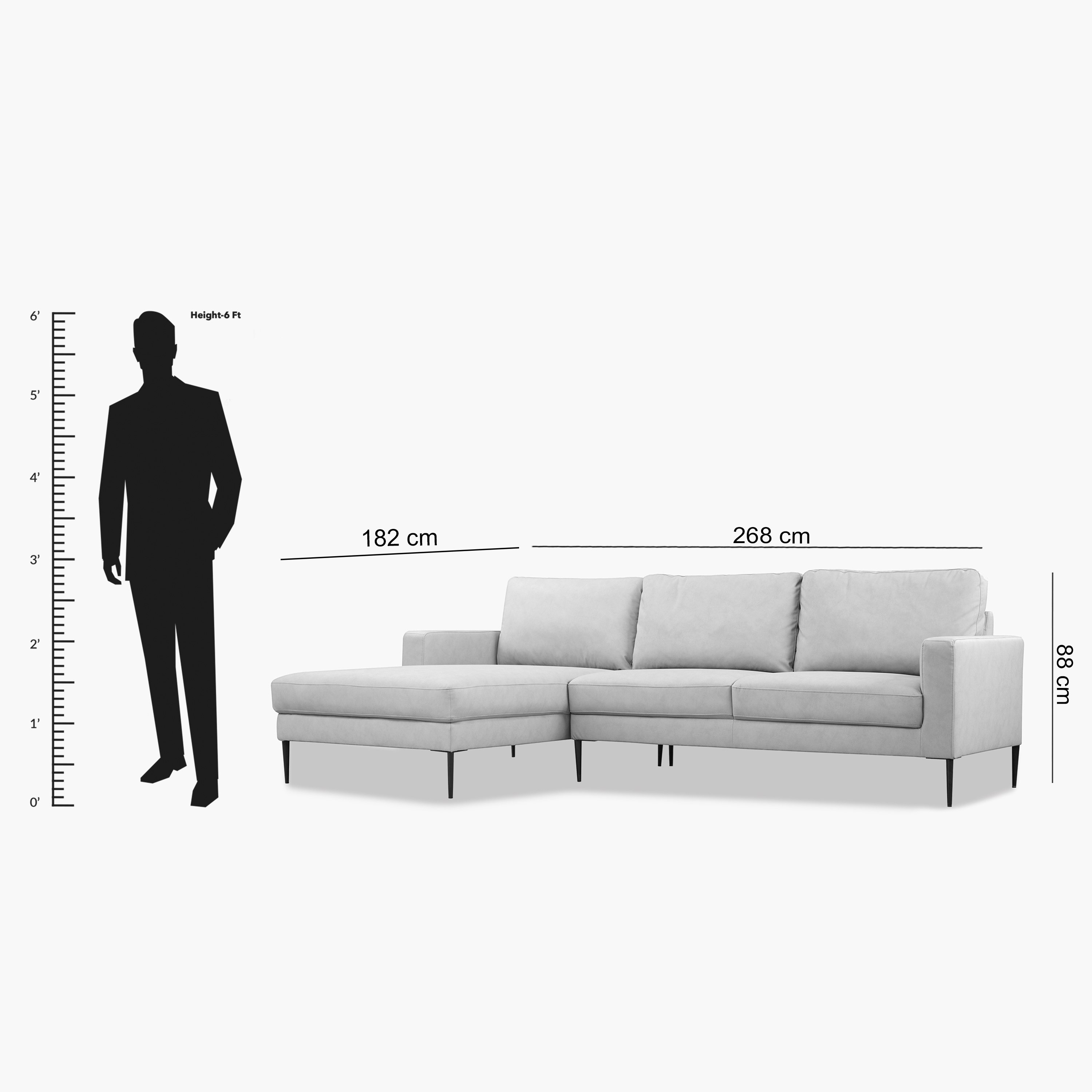 كنبة ركنية يسار 3 مقاعد بقماش صديق للحيوانات الأليفة من ستوكهولم-hbxlivingroom-sofasandarmchairs-cornersofas-image-11