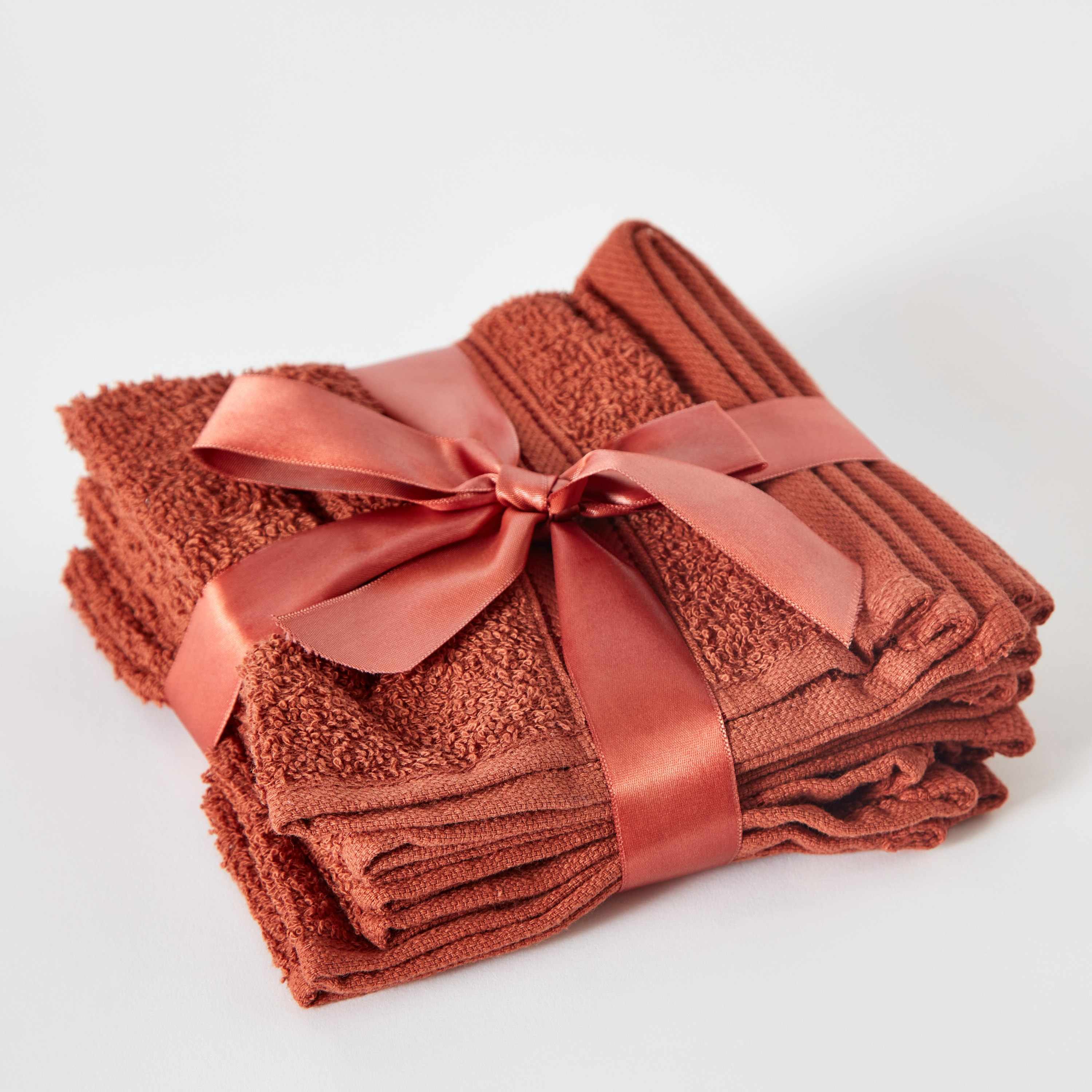 طقم مناشف وجه ممشطة 4 قطع من إسنشيال- 30x30 سم-hbxbathroom-bathroomtextiles-image-5