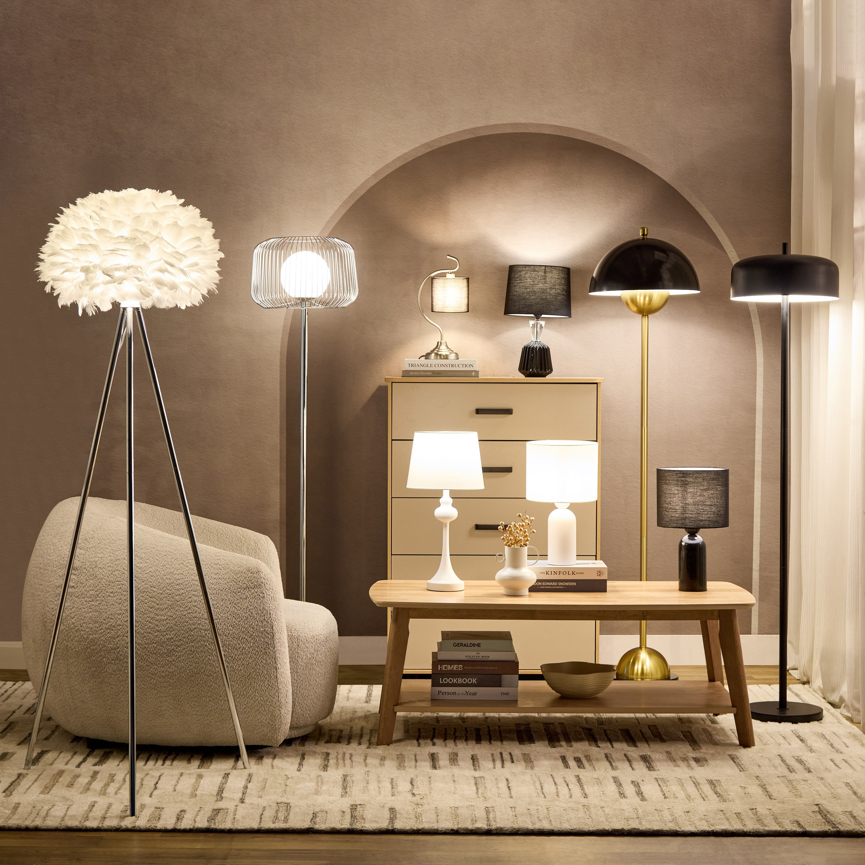 Javel Metal Floor Lamp with Metal Shade - 157 cm-hbxhomeware-hbxdecorandfurnishings-image-5