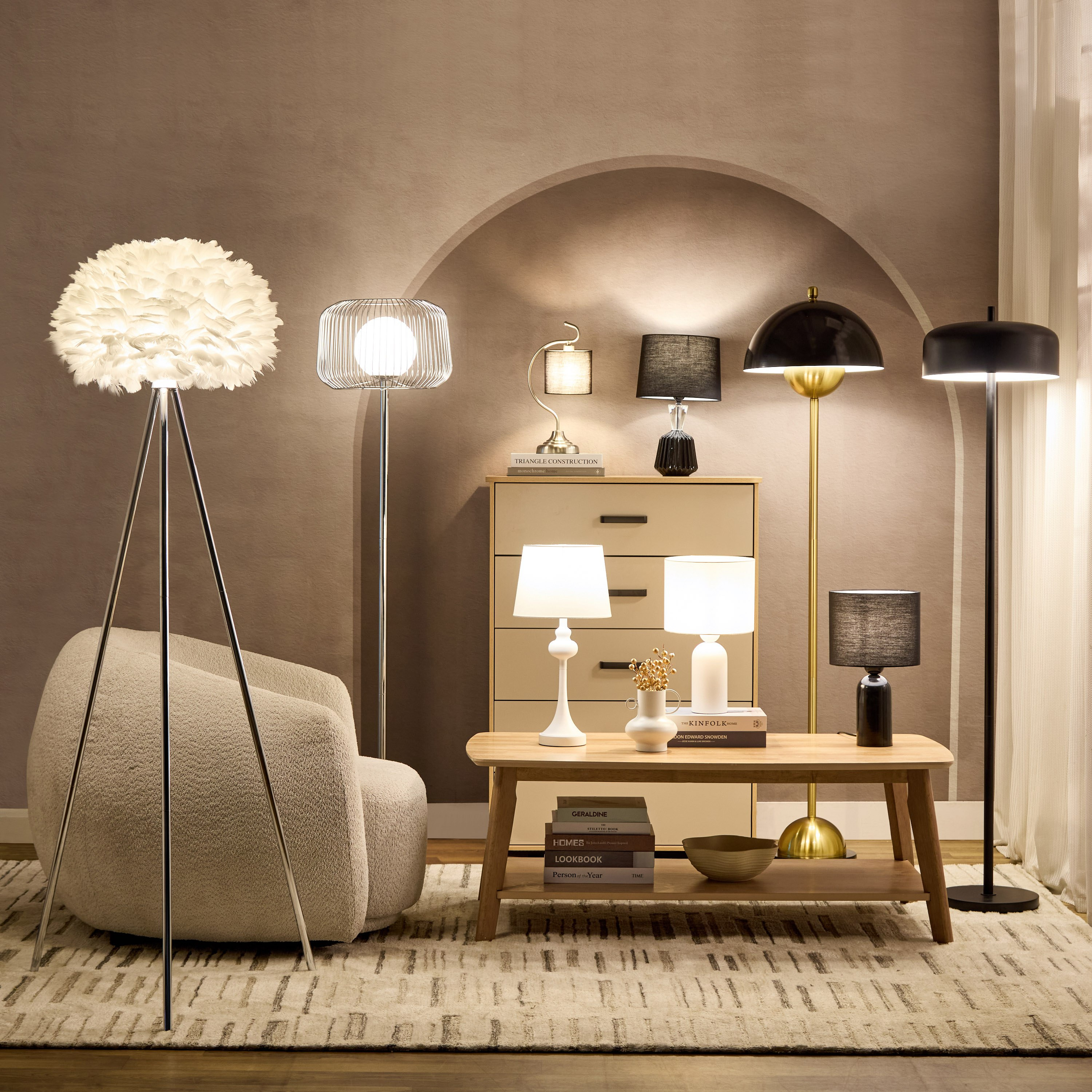 مصباح أرضية معدن بغطاء معدن من جافيل- 162 سم-hbxhomeware-hbxdecorandfurnishings-image-5