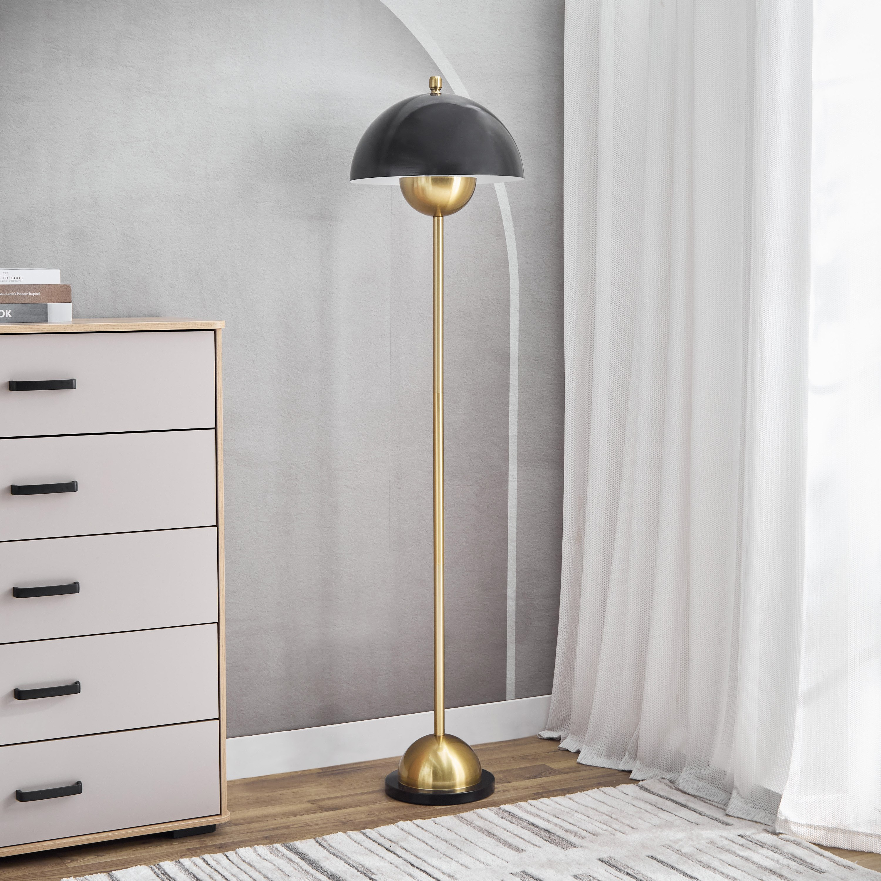 مصباح أرضية معدن بغطاء معدن من جافيل - 165 سم-PROMO_HB_AE_B1G1_250925-image-1
