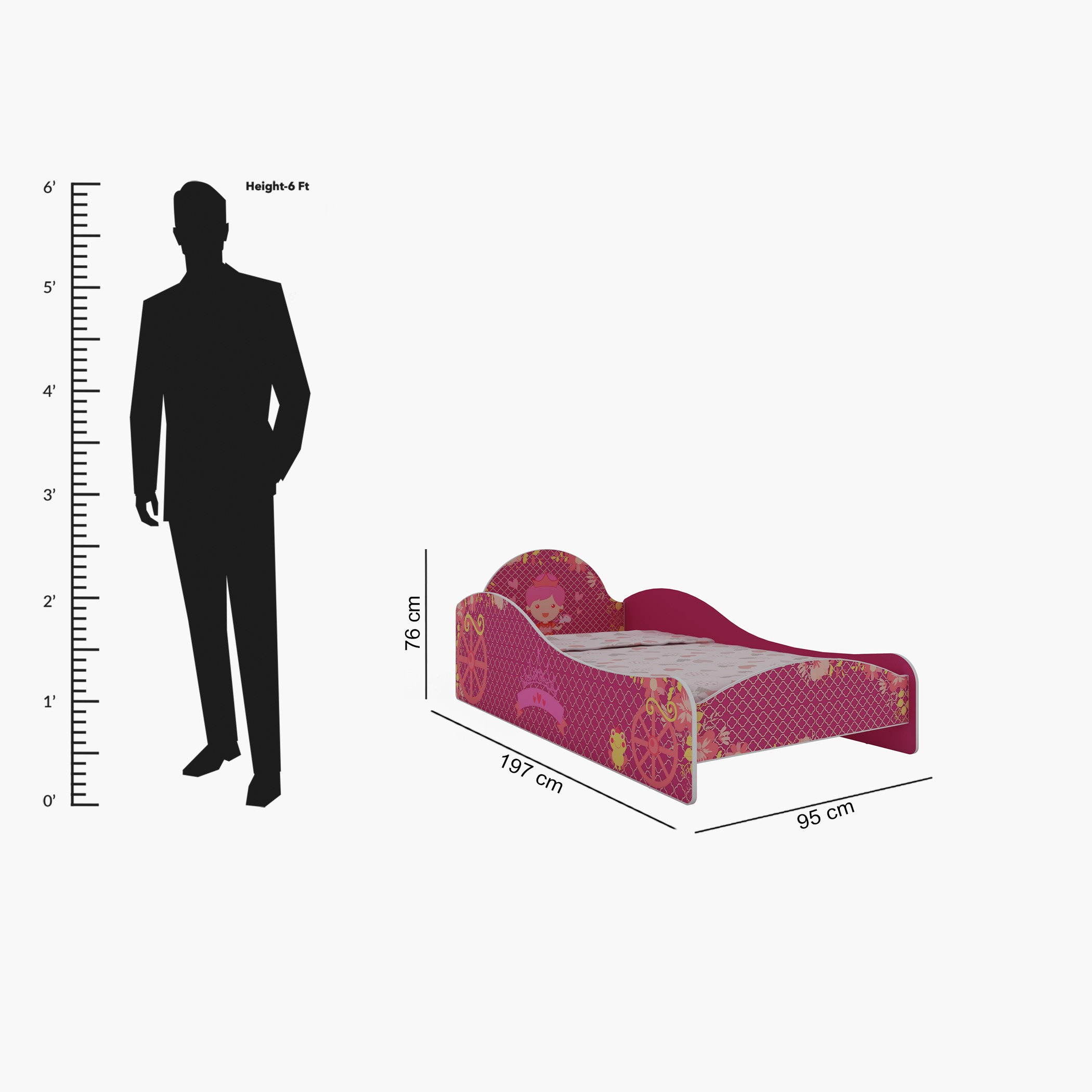 سرير فردي بتصميم عربة - برنسيس كاسينا من موڤو - 90x190 سم-hbxfurniture-bedsandbedsets-beds-single-image-9
