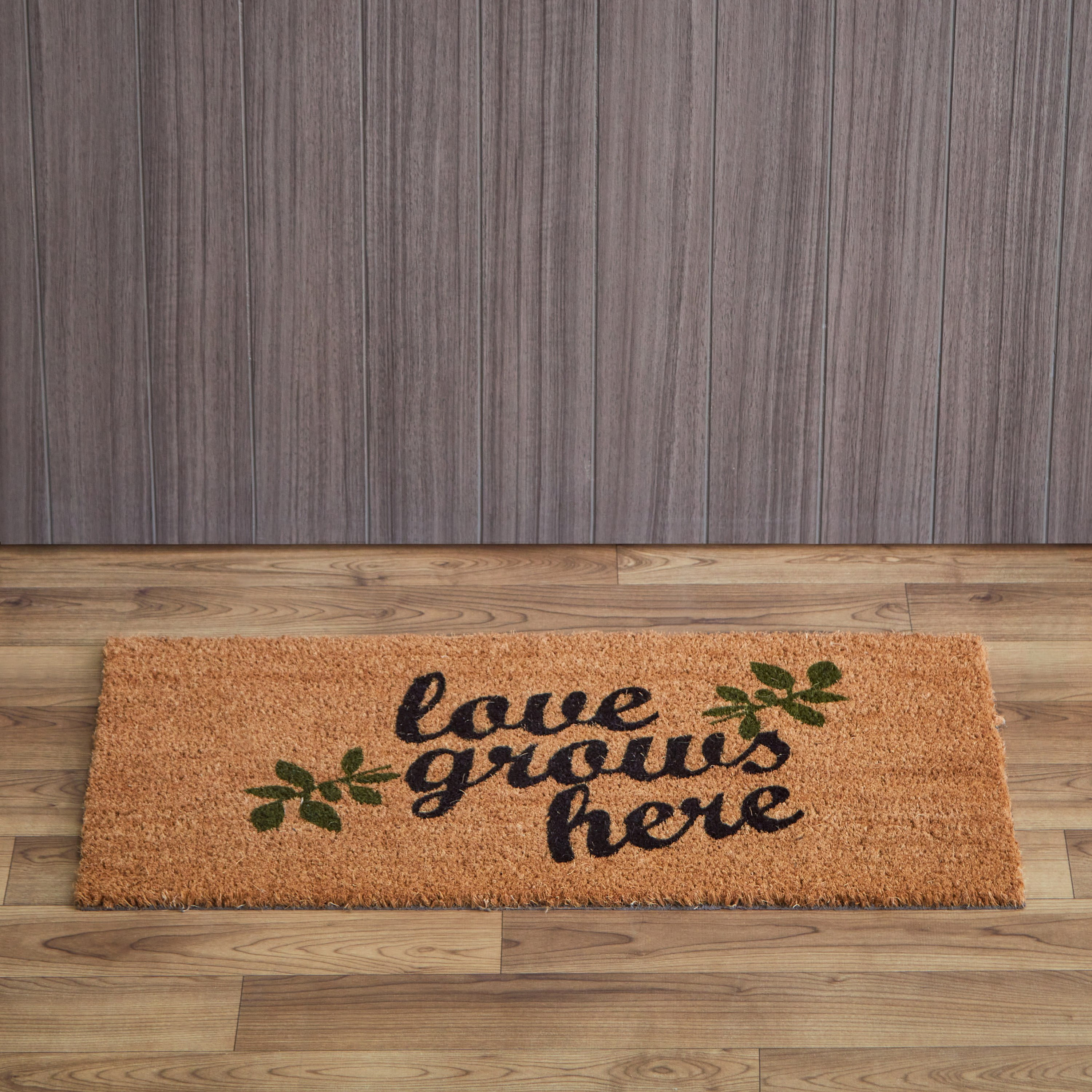 سجادة باب من ألياف جوز الهند بظهر لاتكس وطبعات - 40x75 سم-hbxhomeware-hbxlivingroom-image-2