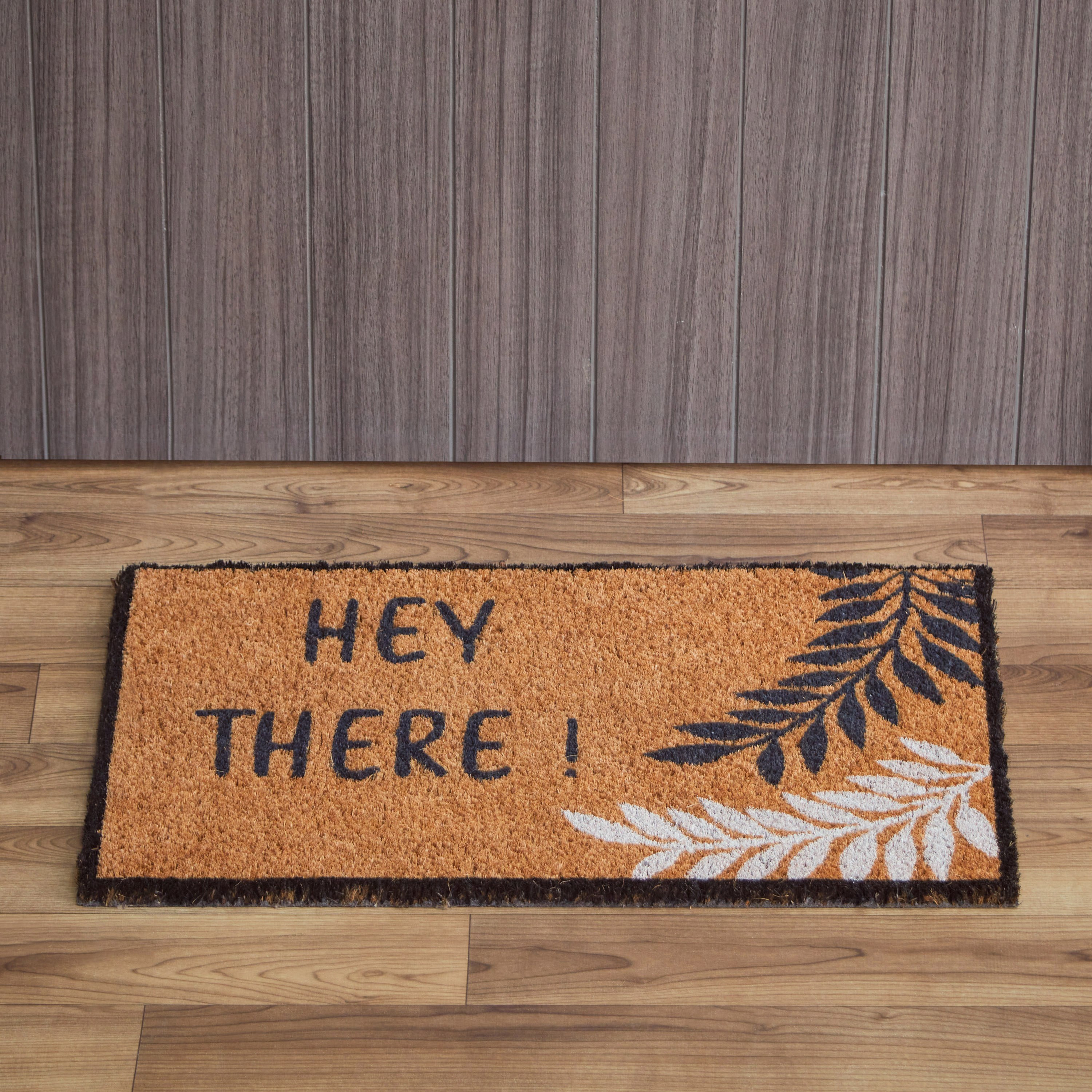 سجادة باب من ألياف جوز الهند بظهر مطاط وطبعات - 40x60 سم-hbxhomeware-hbxlivingroom-image-2