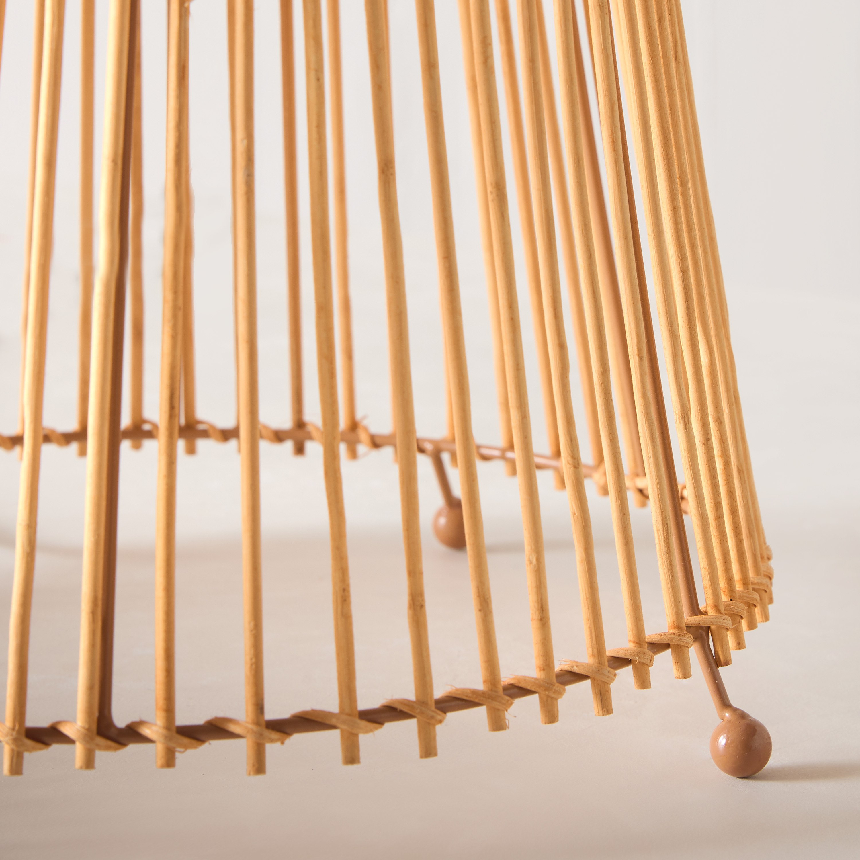 Naturel Bamboo Floor Lamp with Cable and E27 Bulb - 29.5x118 cm-hbxhomeware-hbxlivingroom-image-4