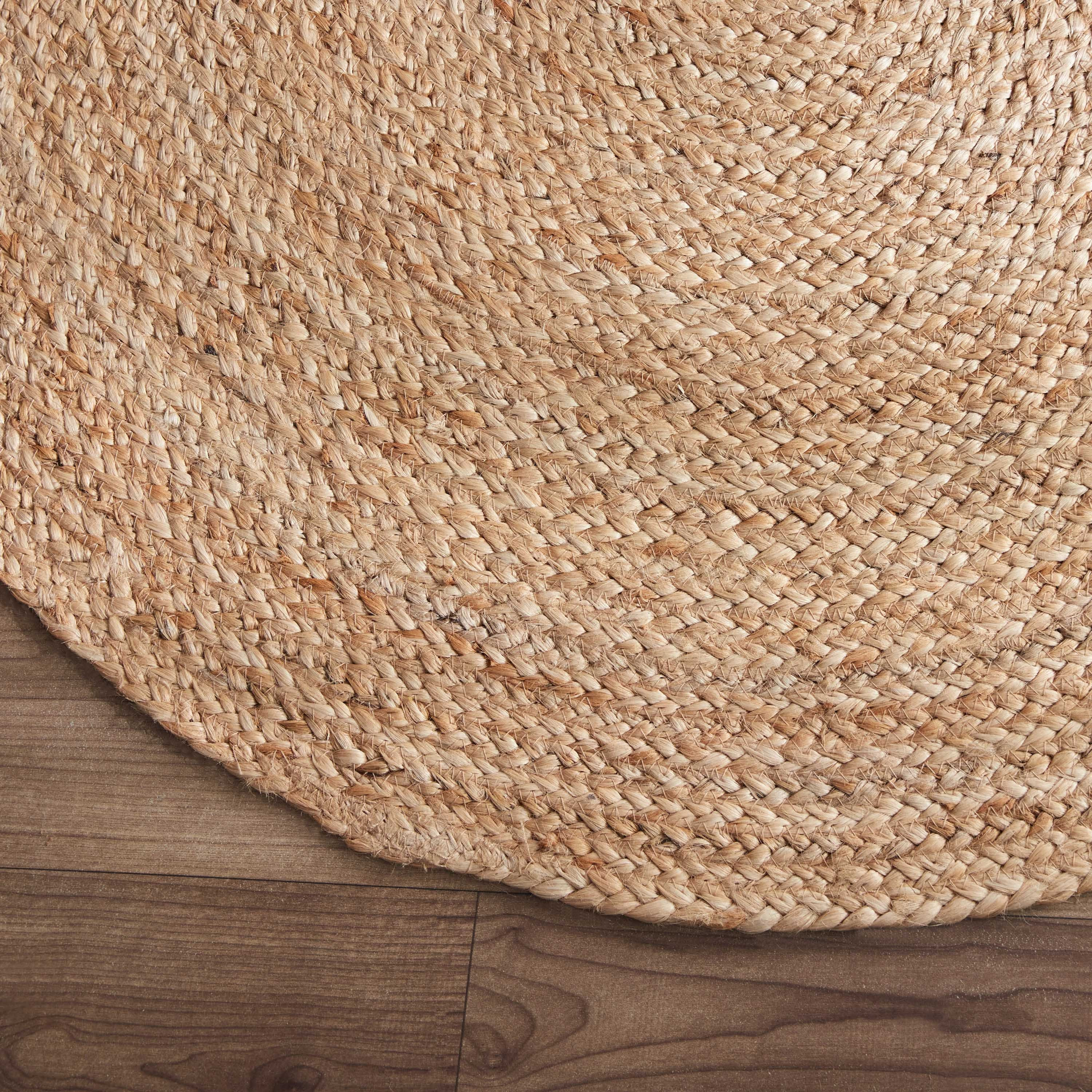 Natura Round Hand Braided Jute Rug - 90 cm-hbxdecorandfurnishings-floorcoverings-rugs-image-3