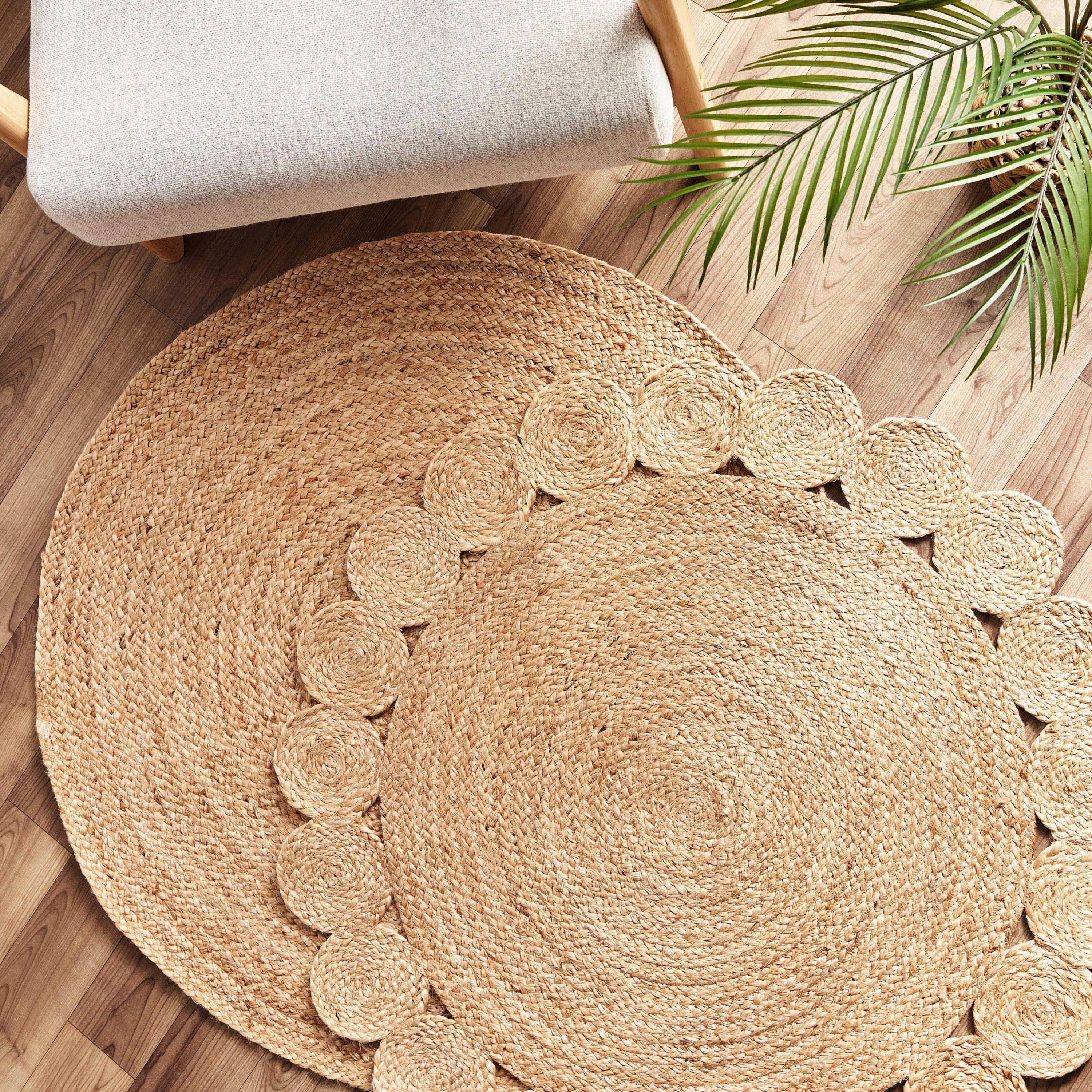 Natura Round Hand Braided Jute Rug - 90 cm-hbxdecorandfurnishings-floorcoverings-rugs-image-5