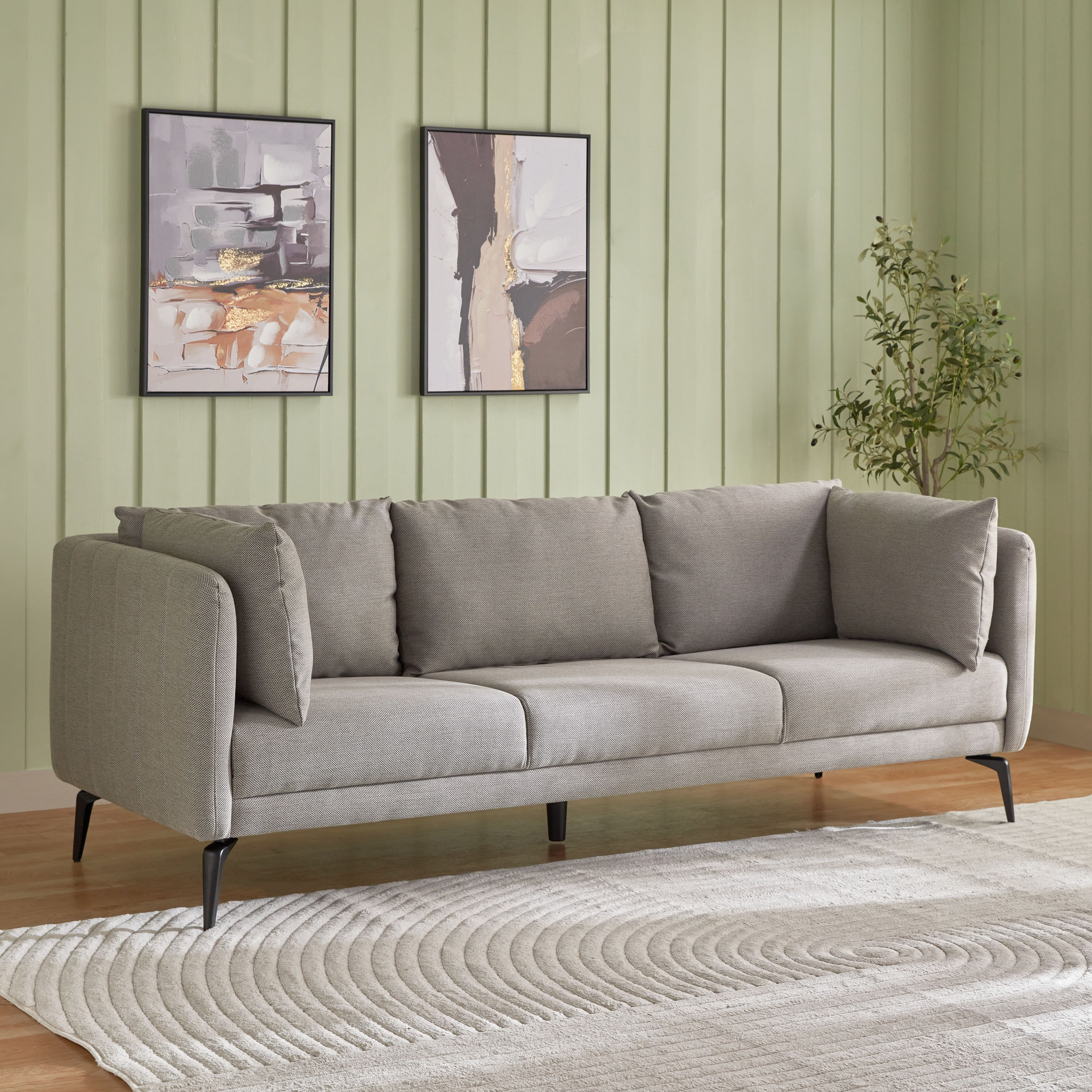 كنبة قماش 3 مقاعد مع وسادتين من هاربر-hbxlivingroom-sofasandarmchairs-sofas-image-1