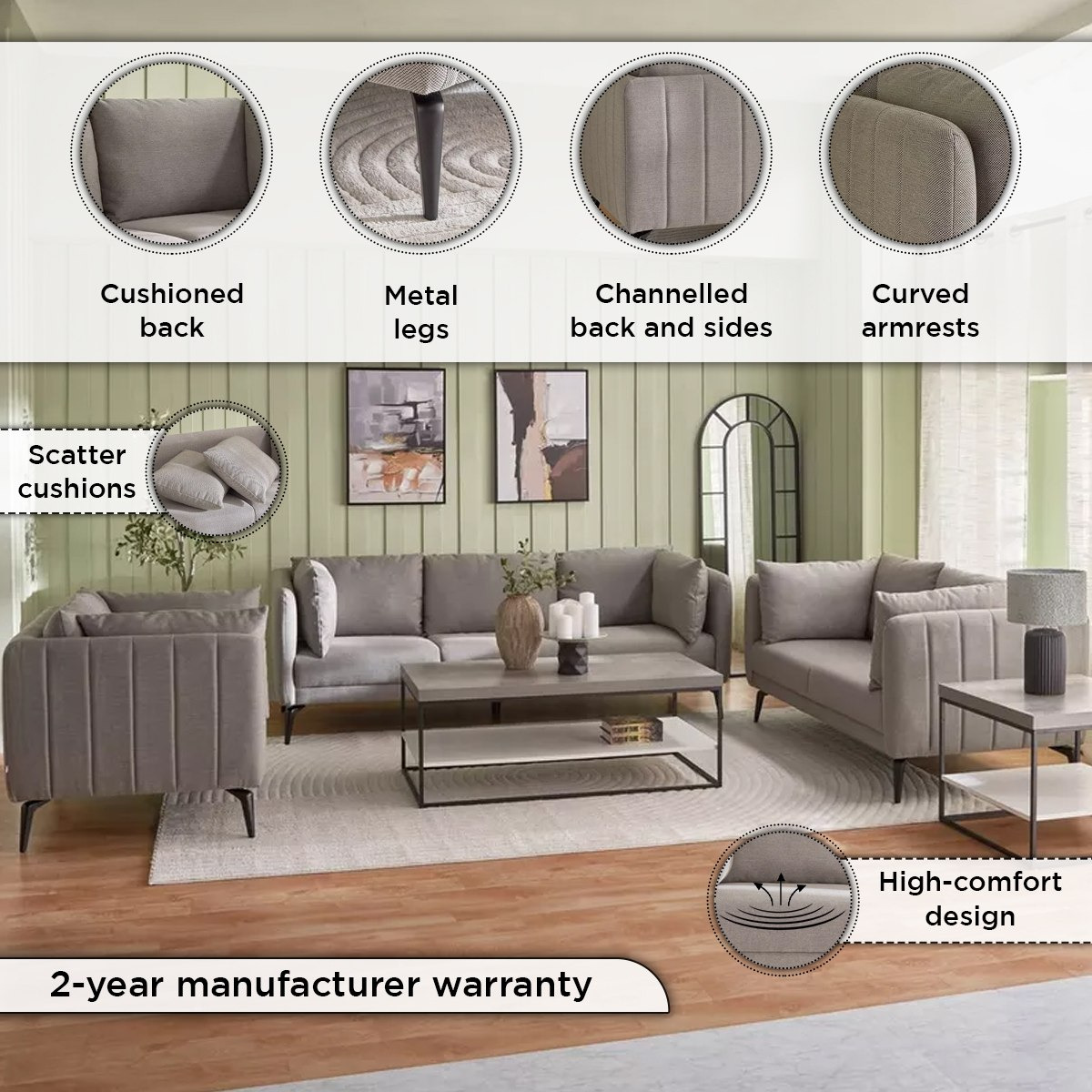 كنبة قماش 3 مقاعد مع وسادتين من هاربر-hbxlivingroom-sofasandarmchairs-sofas-image-5