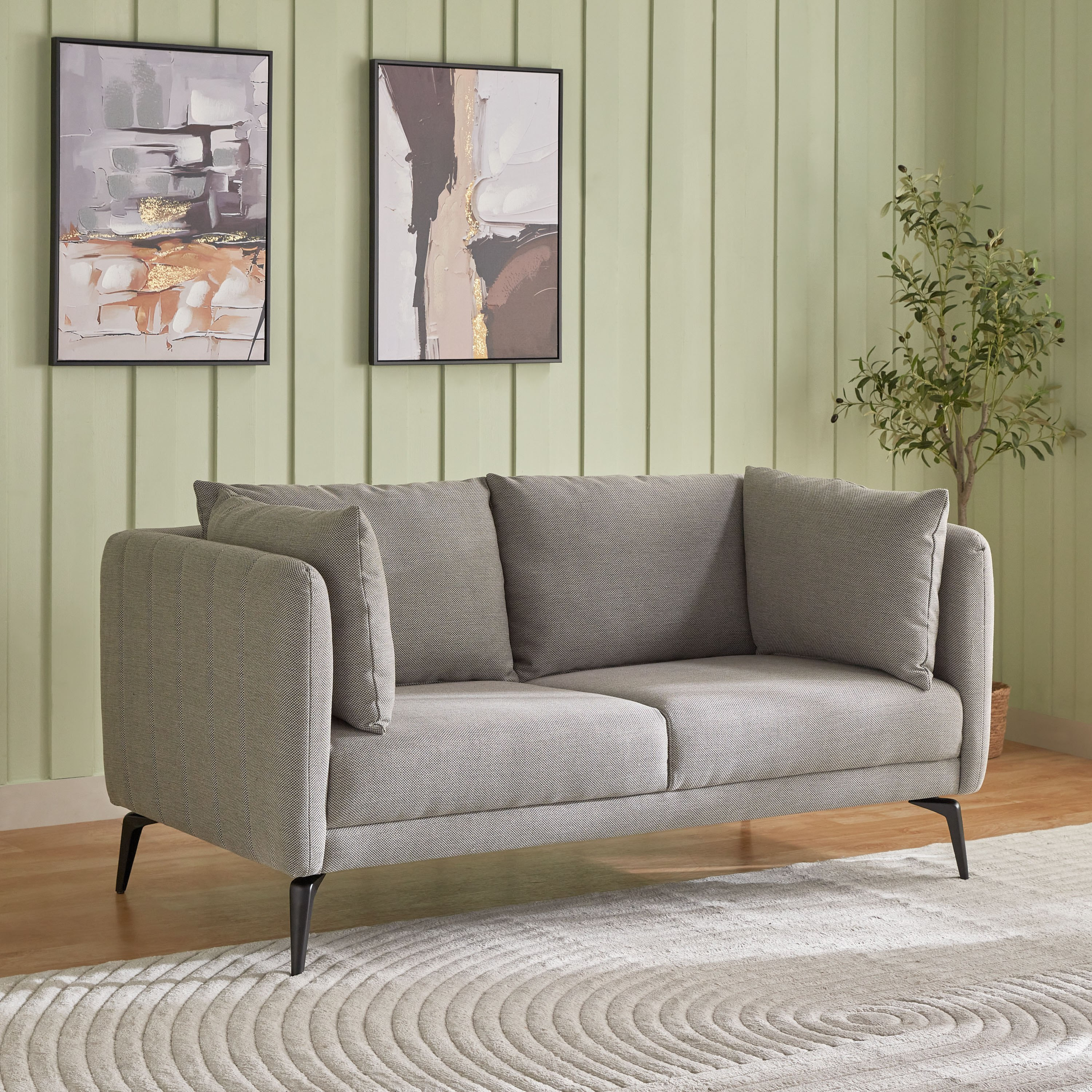 كنبة قماش بمقعدين مع وسادتين من هاربر-hbxlivingroom-sofasandarmchairs-sofas-image-1