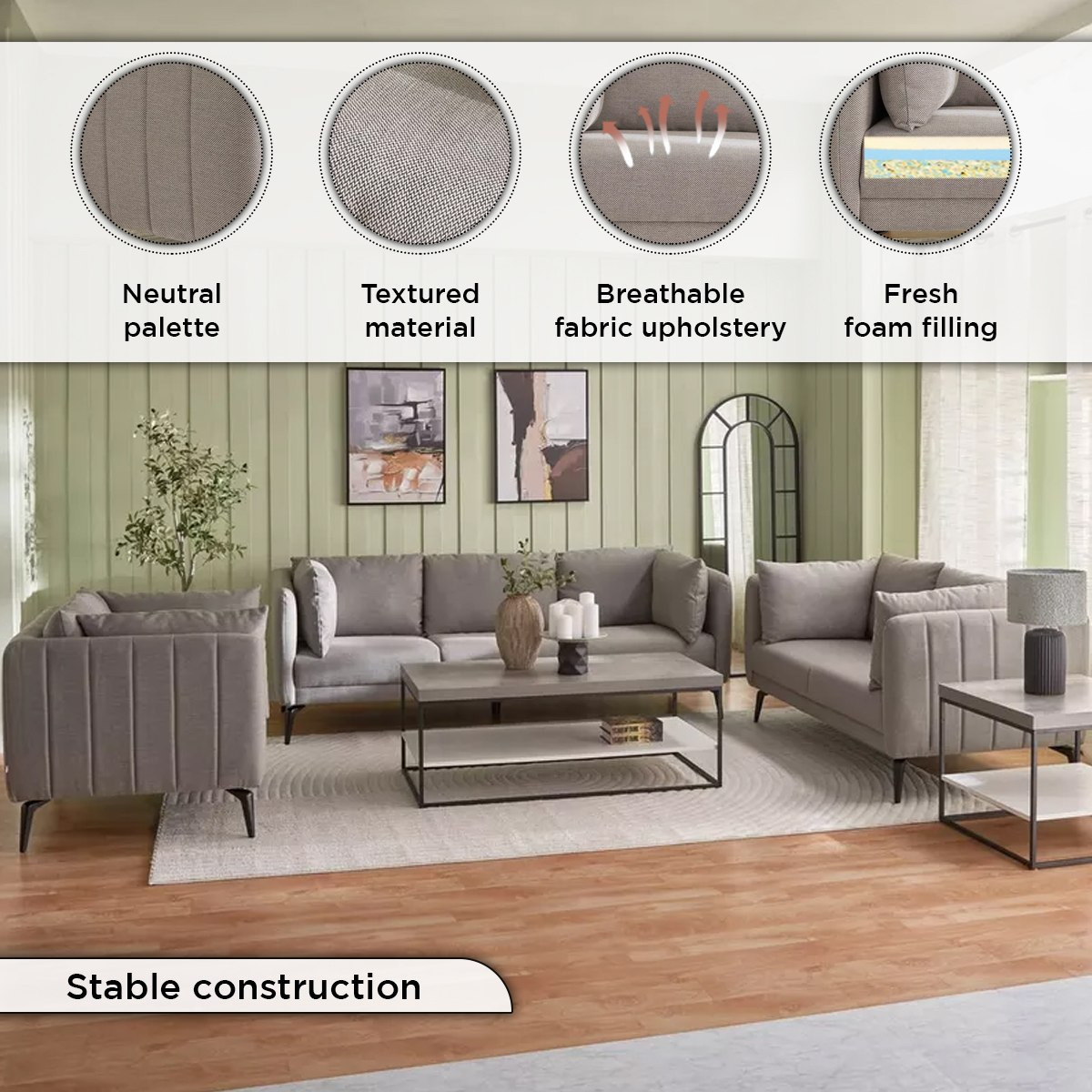 كنبة قماش بمقعدين مع وسادتين من هاربر-hbxlivingroom-sofasandarmchairs-sofas-image-4