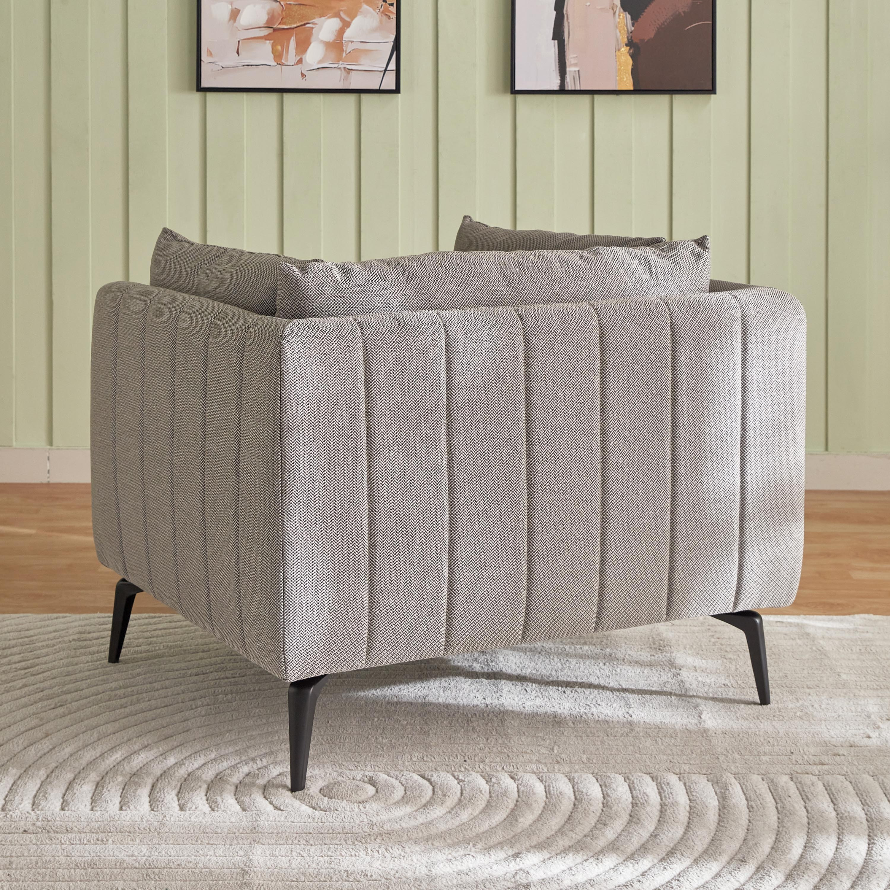 مقعد قماش بمساند ذراعين مع وسادتين من هاربر-hbxlivingroom-sofasandarmchairs-sofas-image-3