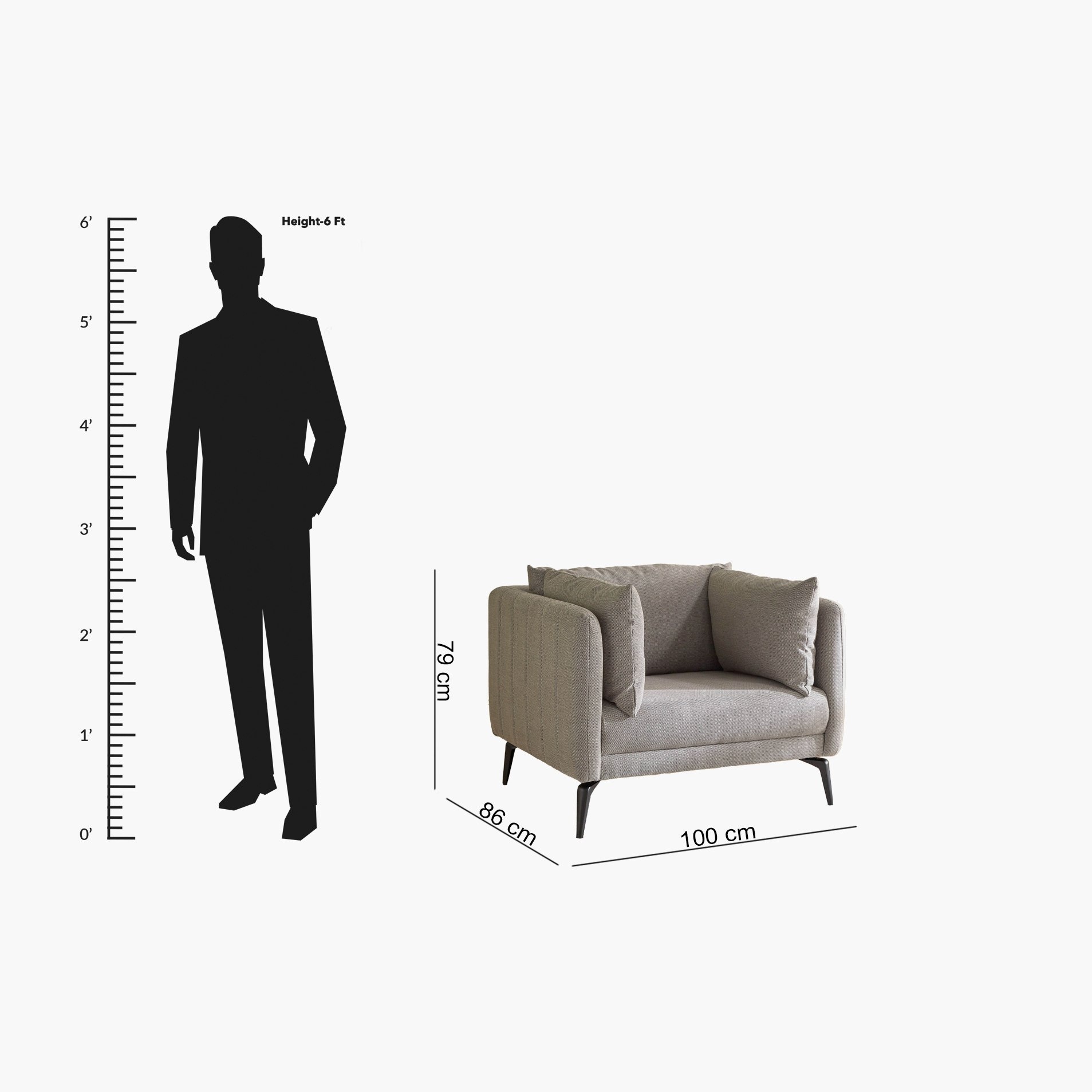 مقعد قماش بمساند ذراعين مع وسادتين من هاربر-hbxlivingroom-sofasandarmchairs-sofas-image-10