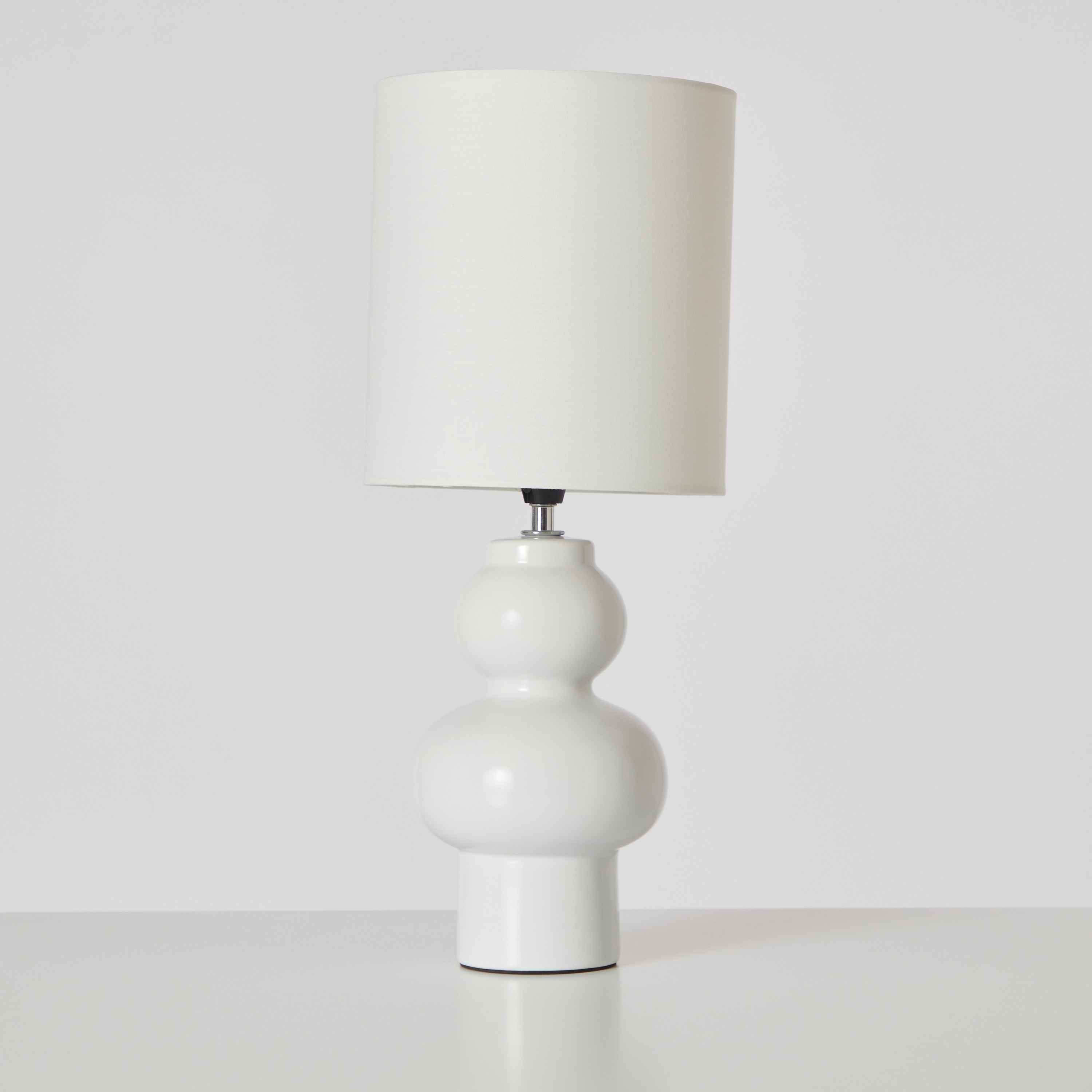 مصباح طاولة سيراميك من كاسبيان - 19x19x48 سم-hbxlivingroom-lighting-tablelamps-image-6