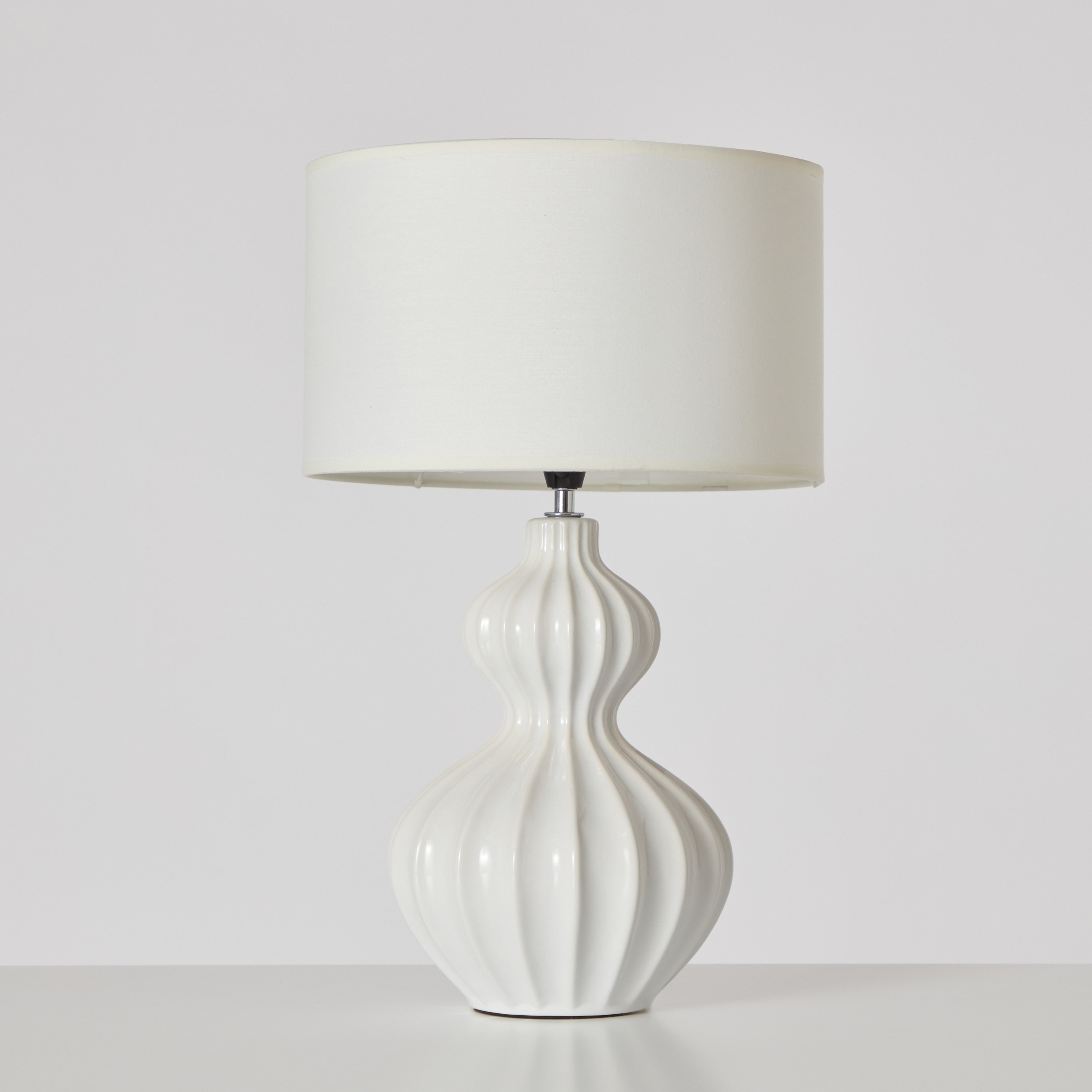 مصباح طاولة سيراميك من كاسبيان - 30x30x48 سم-hbxlivingroom-lighting-tablelamps-image-6
