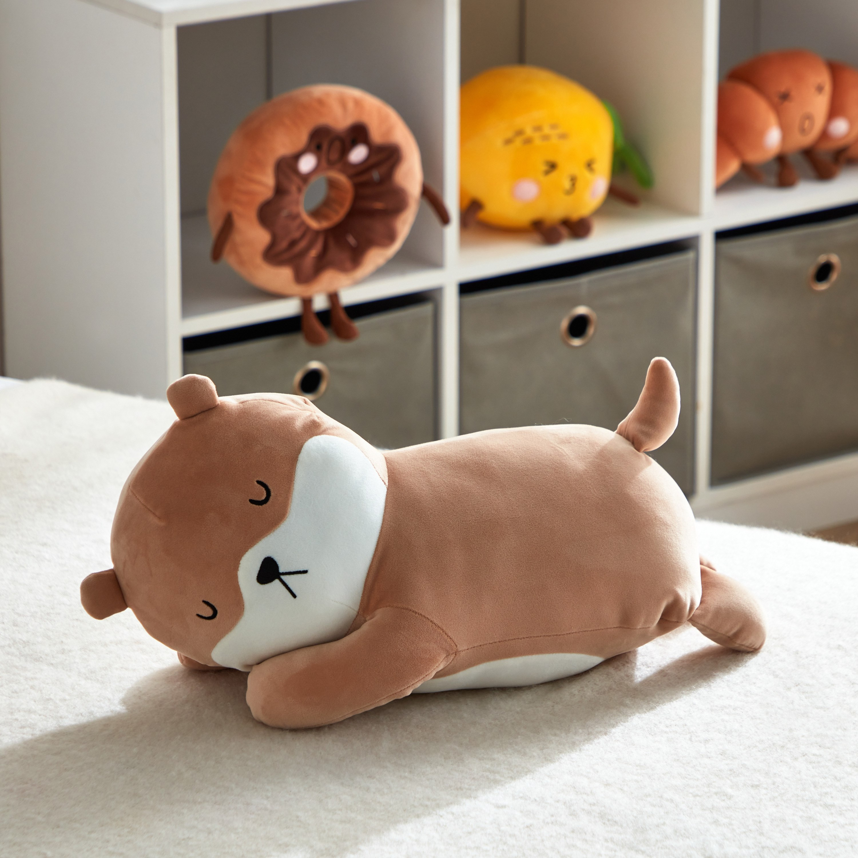 Playland Centaur Sleeping Otter Shaped Cushion - 20x44x20 cm-hbxhomeware-hbxkidsandyouth-image-1
